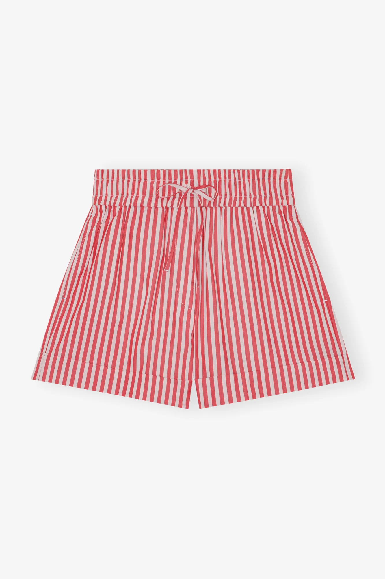 Stripe Cotton Shorts | Barbados Cherry