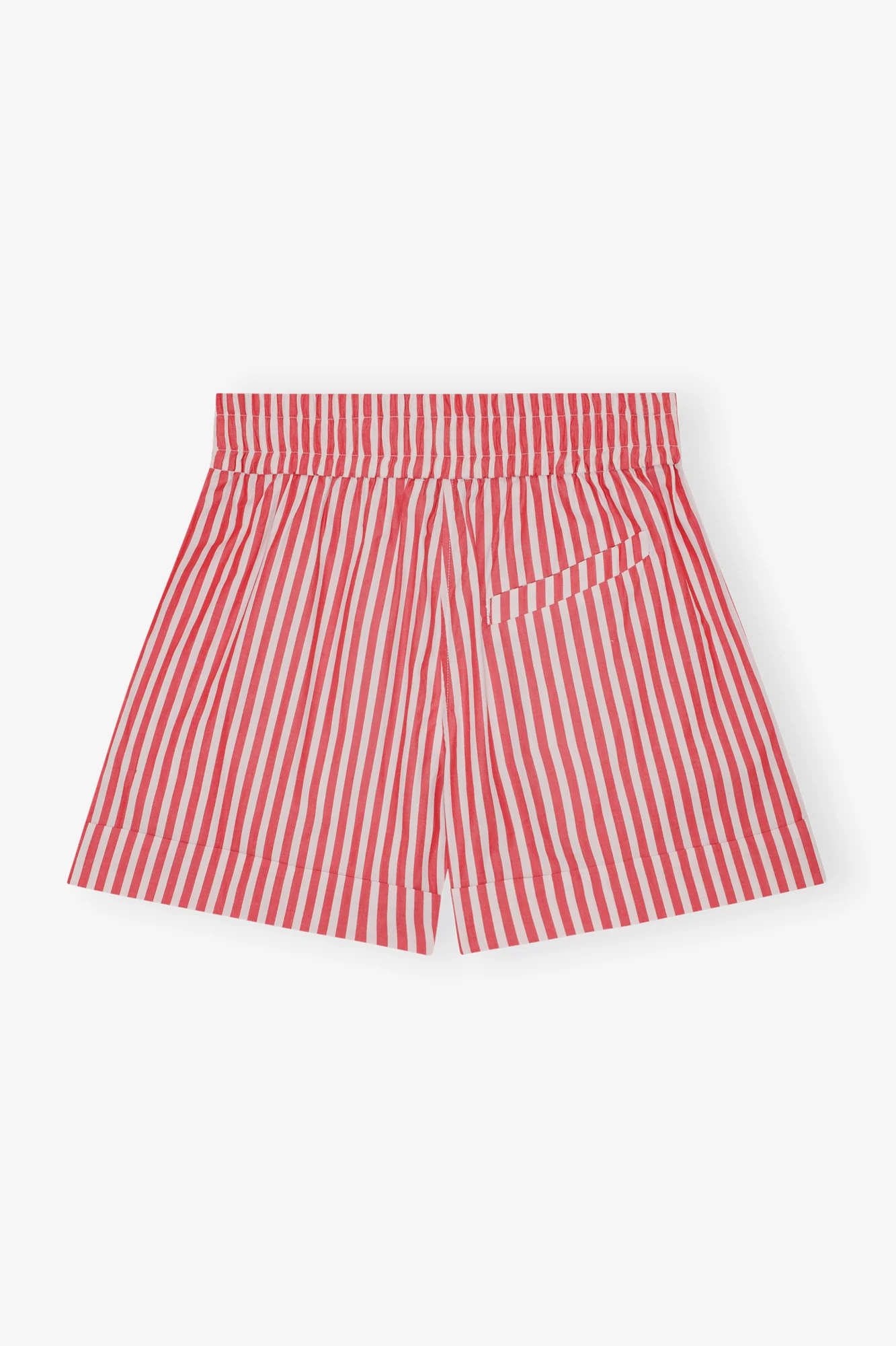 Stripe Cotton Shorts | Barbados Cherry - Image 2