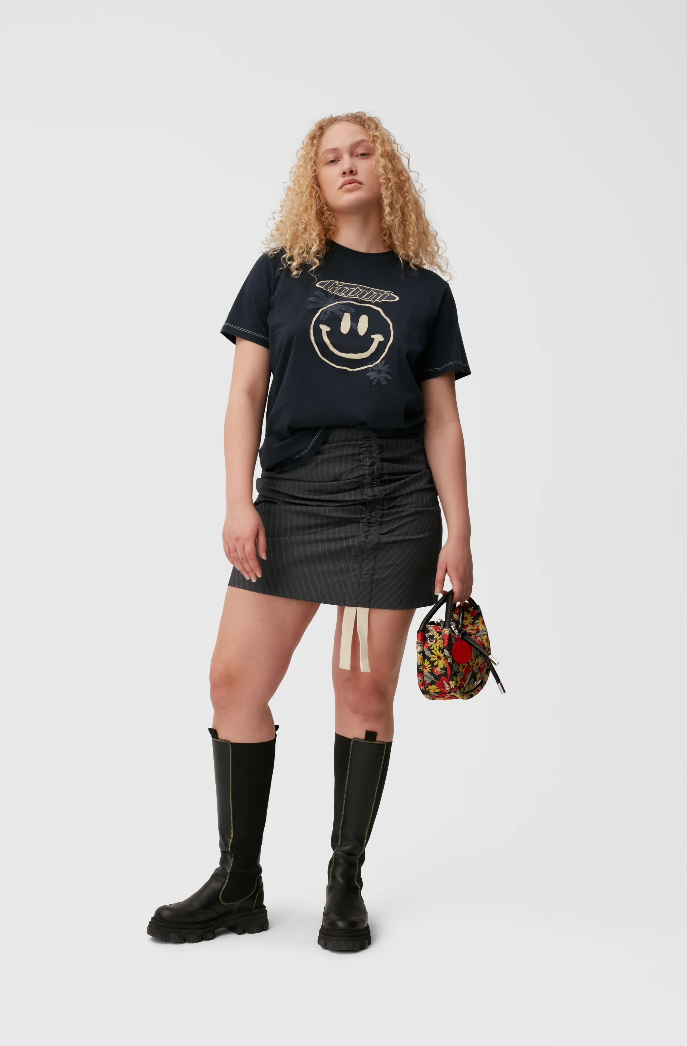 Stripe Mini Skirt | Sky Captain - Image 6