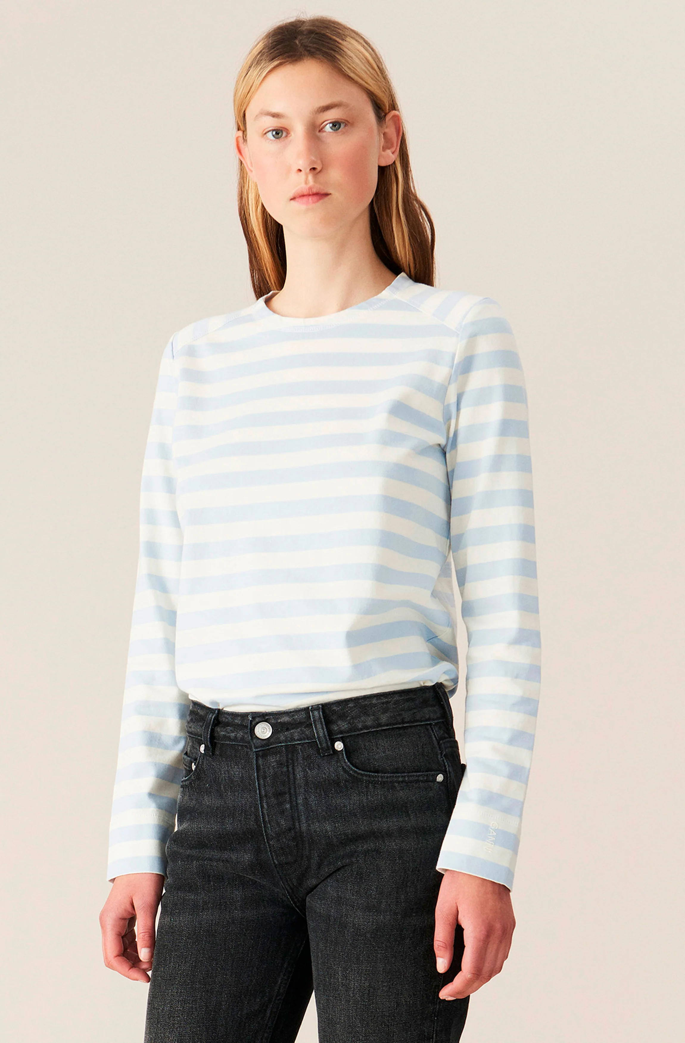 Striped Cotton Shirt | Heather - Image 2
