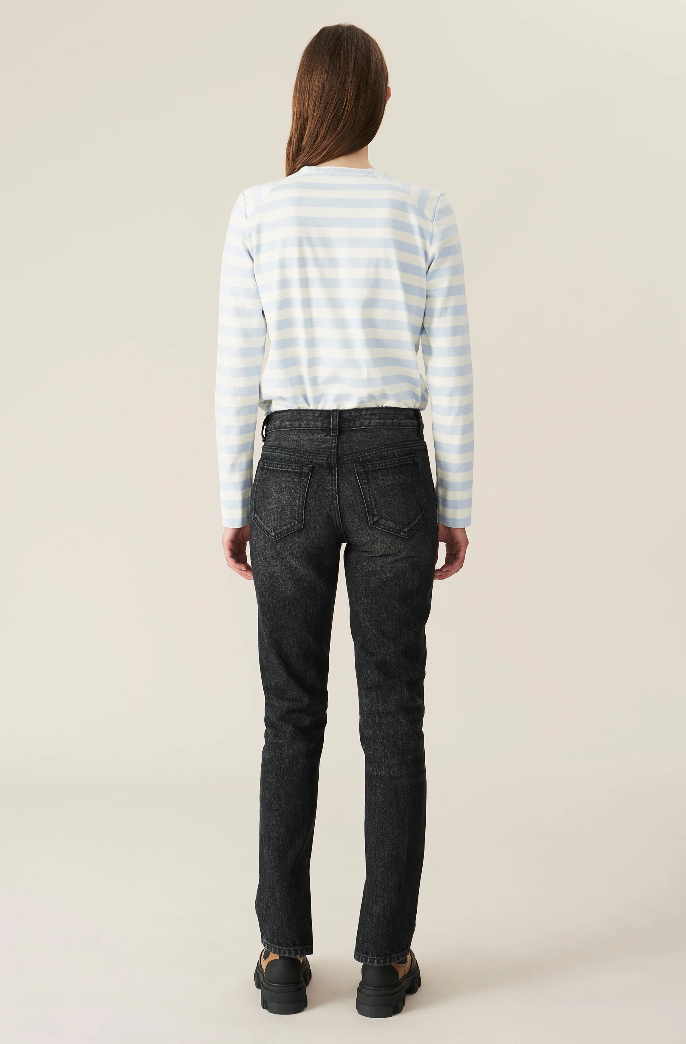 Striped Cotton Shirt | Heather - Image 4