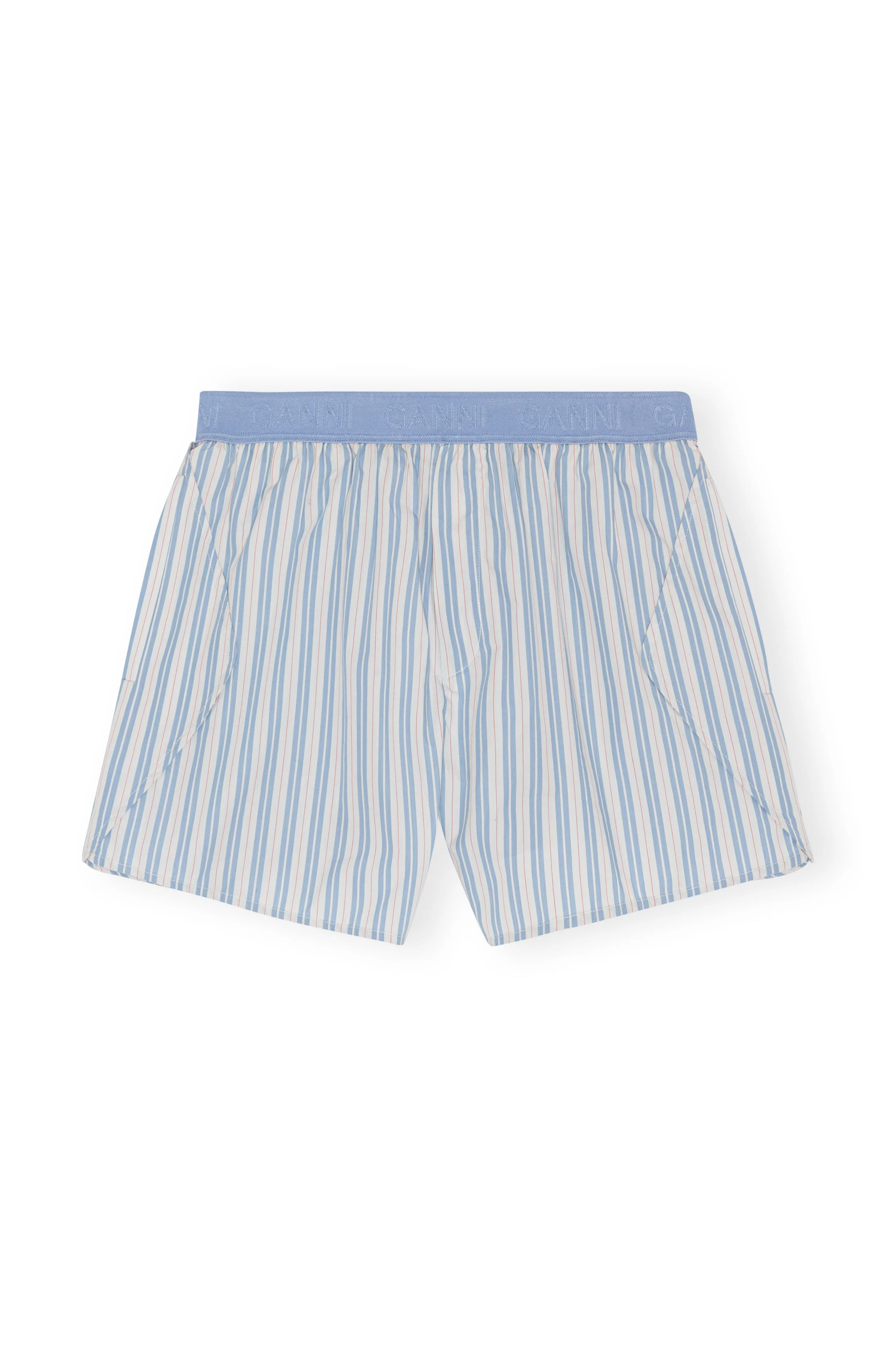 Striped Cotton Shorts | Forever Blue