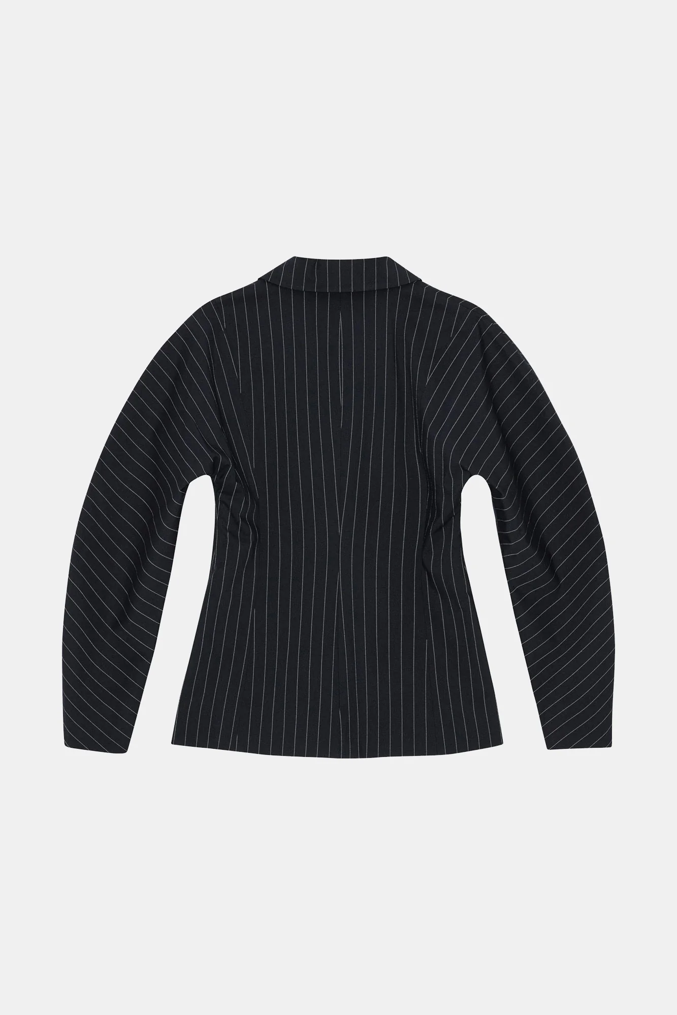 Striped Stretch Blazer | Sky Captain - Image 2