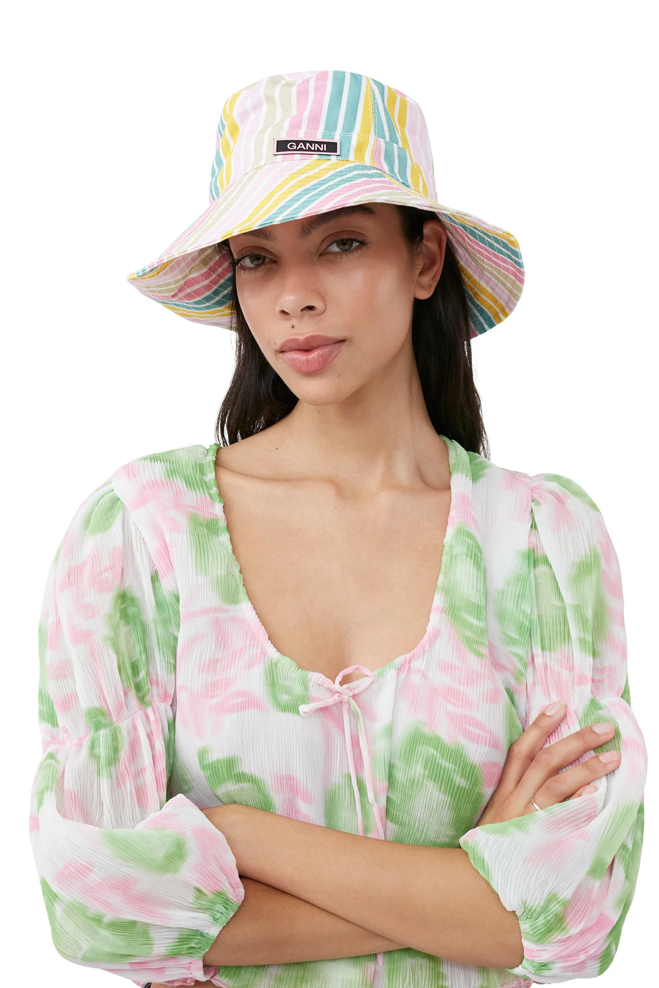 Striped Tech Bucket Hat | Multicolor - Image 2