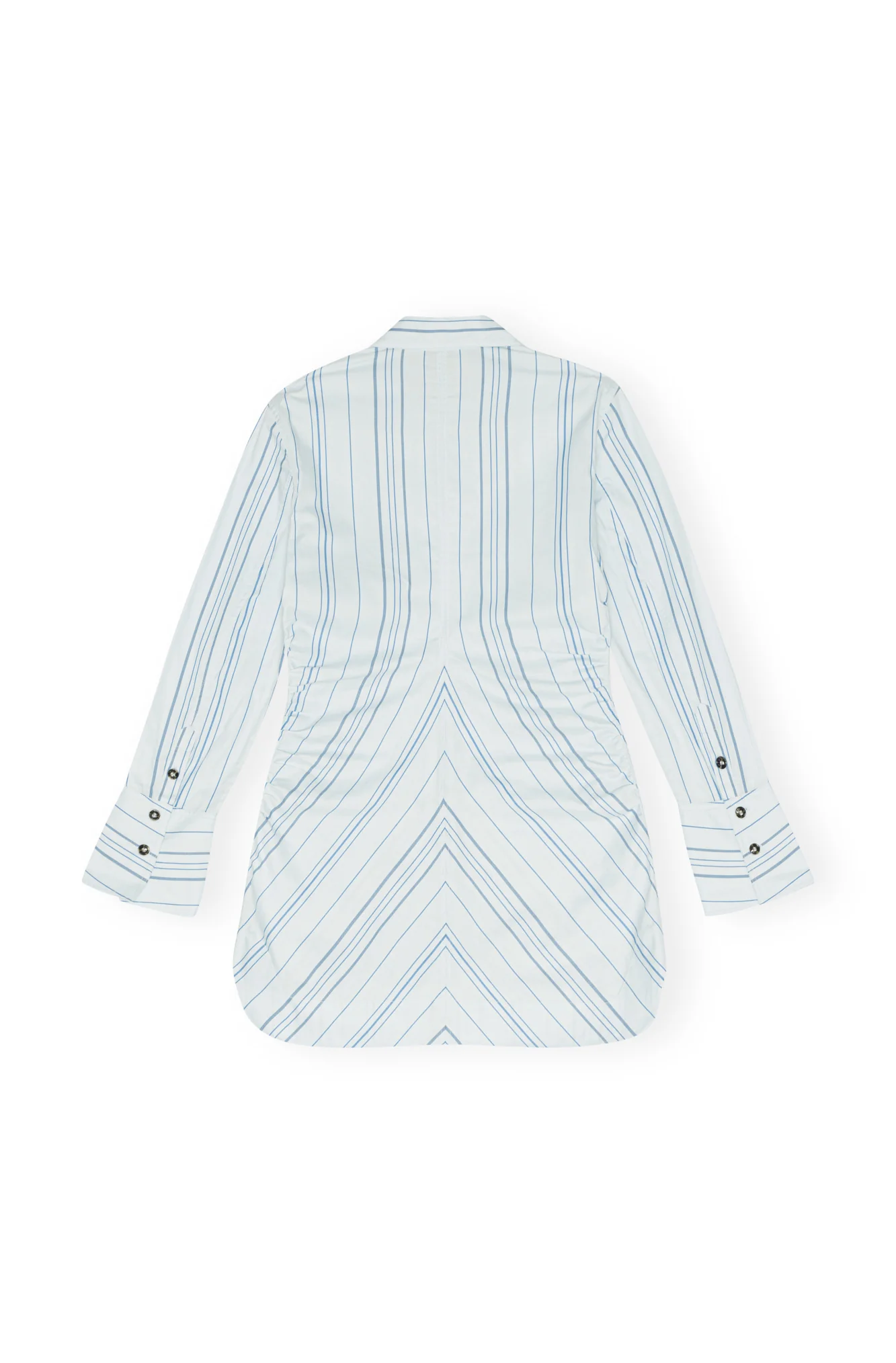 Striped Twill Fitted Tunic | Heather - Image 2