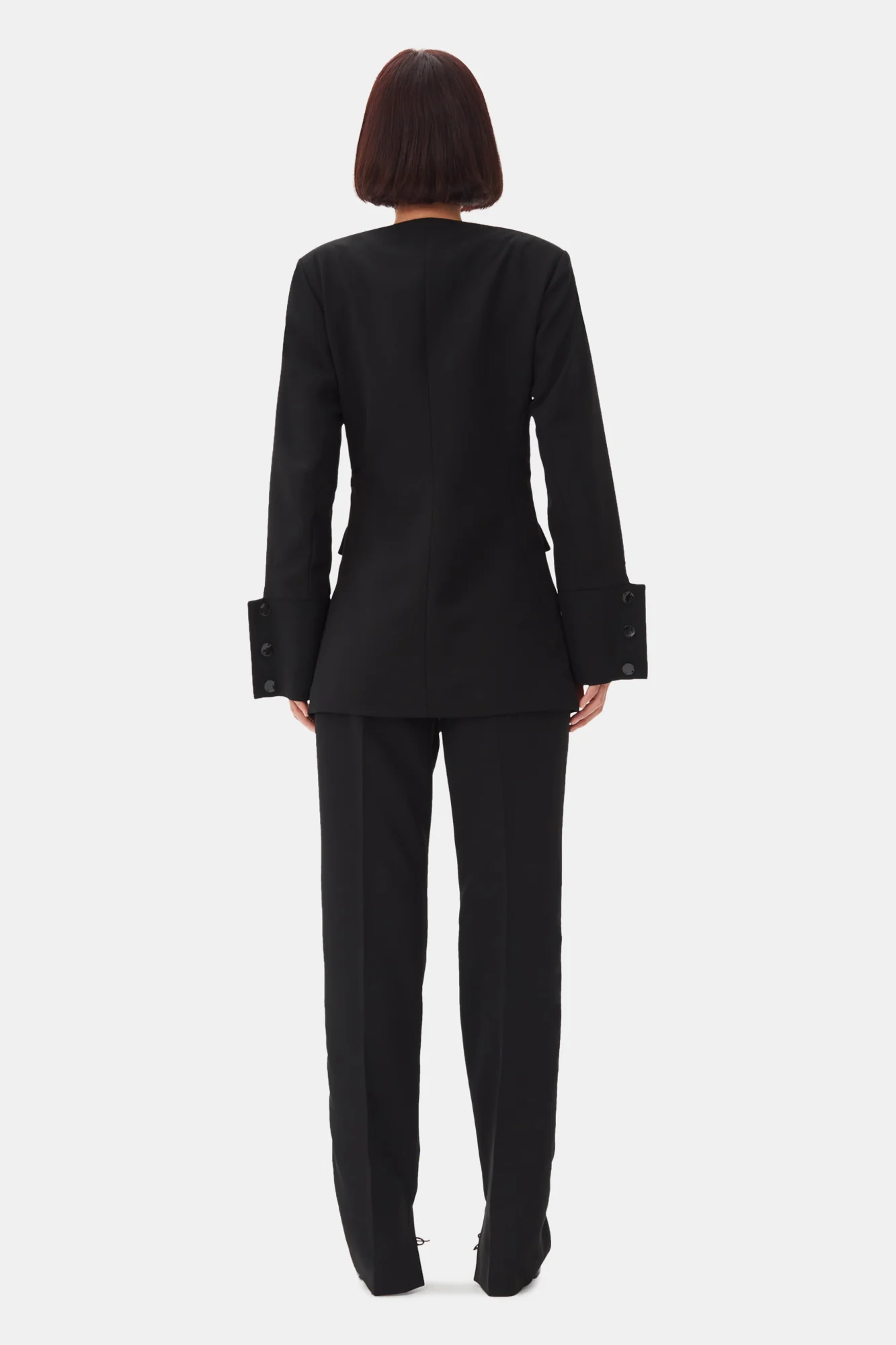 Suiting Fitted Blazer | Black - Image 6