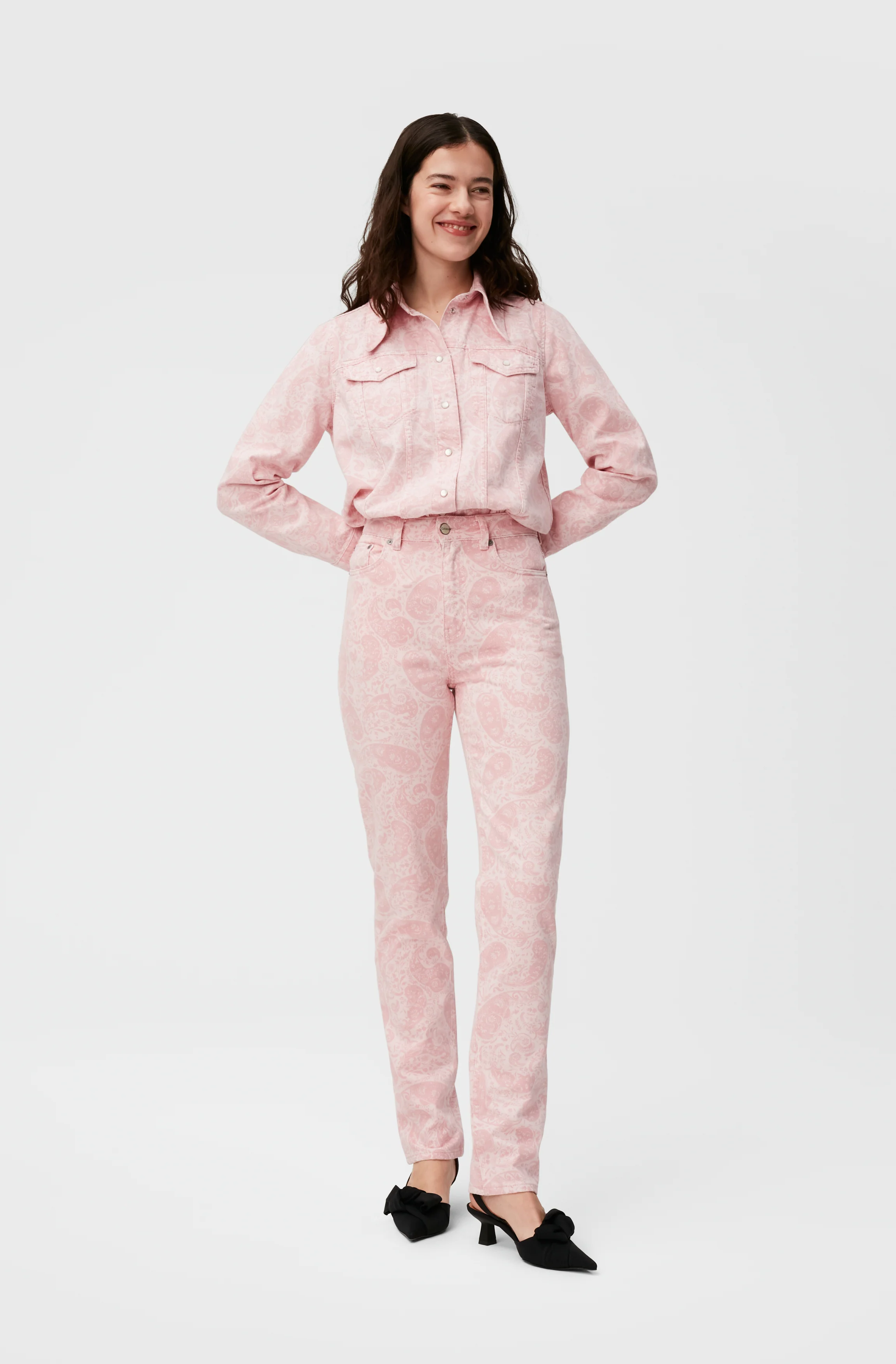 Swigy Jeans | Paisley Shrinking Violet - Image 5