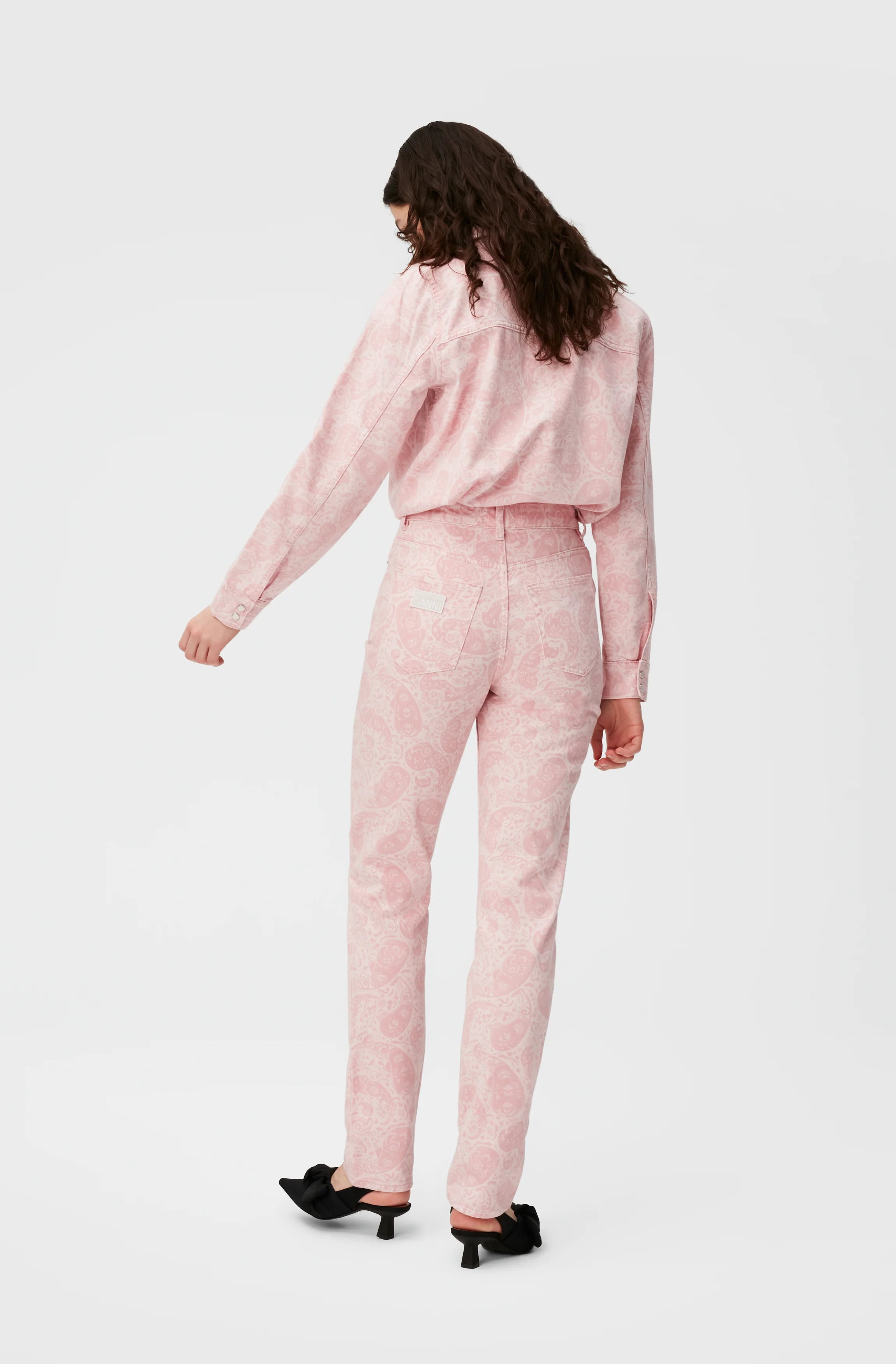Swigy Jeans | Paisley Shrinking Violet - Image 6