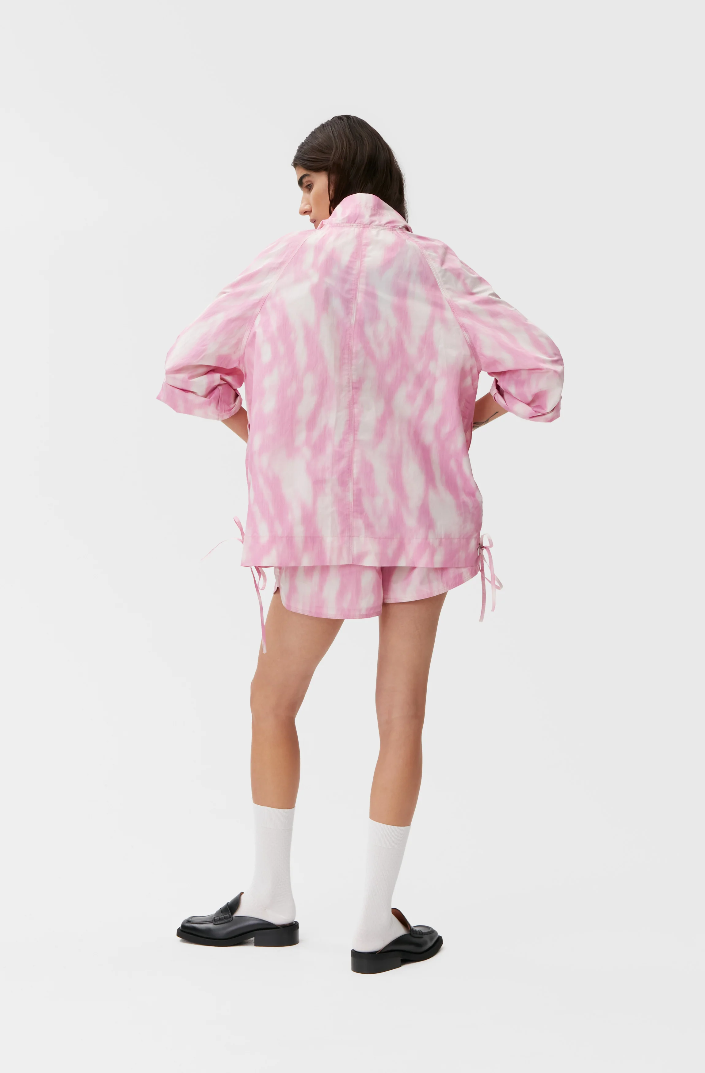Tech Fabric Shorts | Dreamy Daze Phlox Pink - Image 7