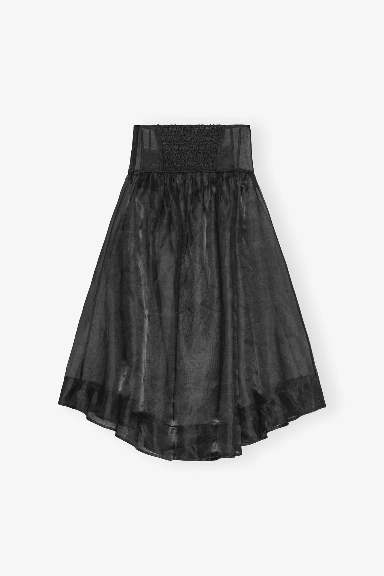 Technical Organza Pocket Skirt | Black - Image 2