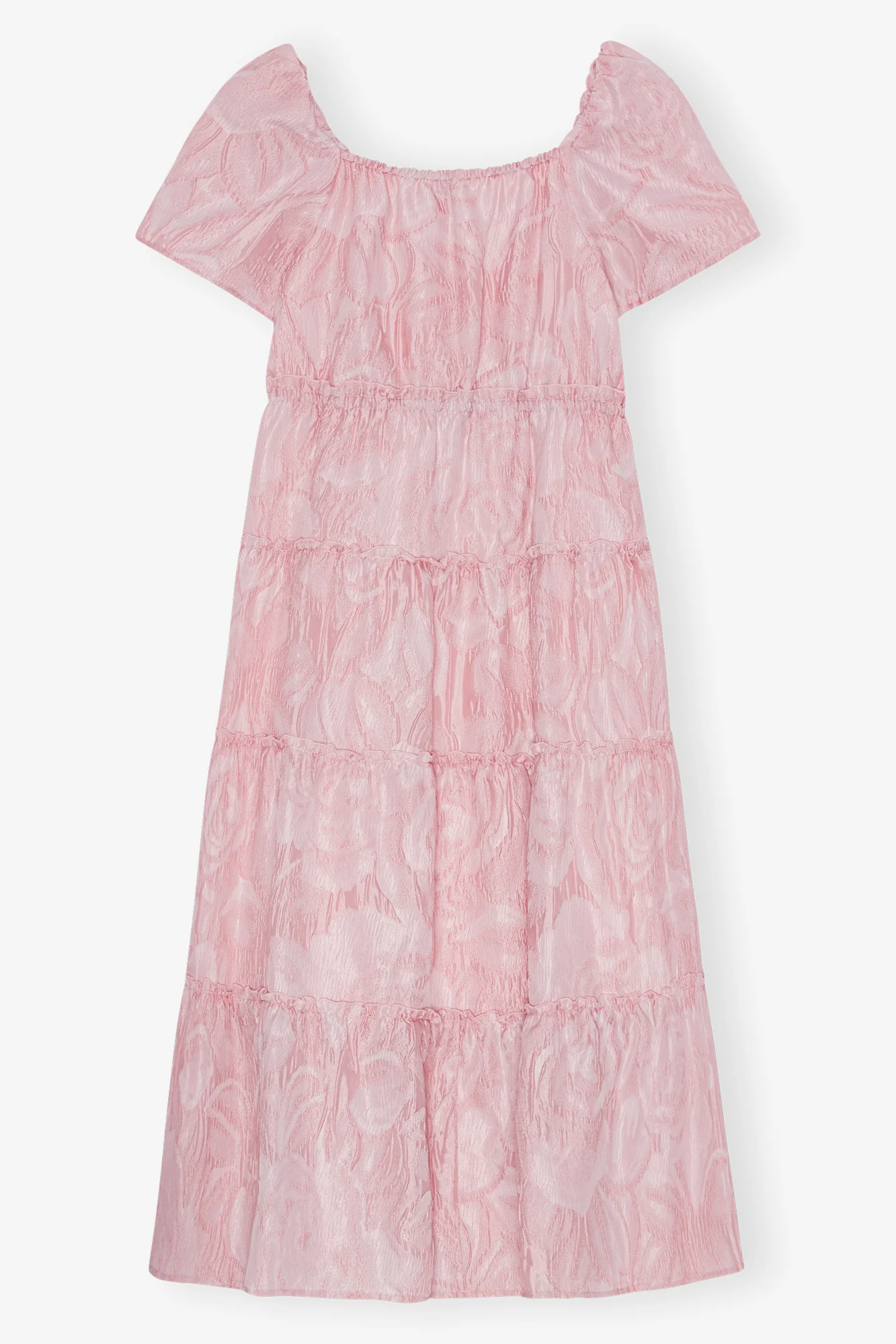 Textured Cloque Layer Dress | Bleached Mauve - Image 2