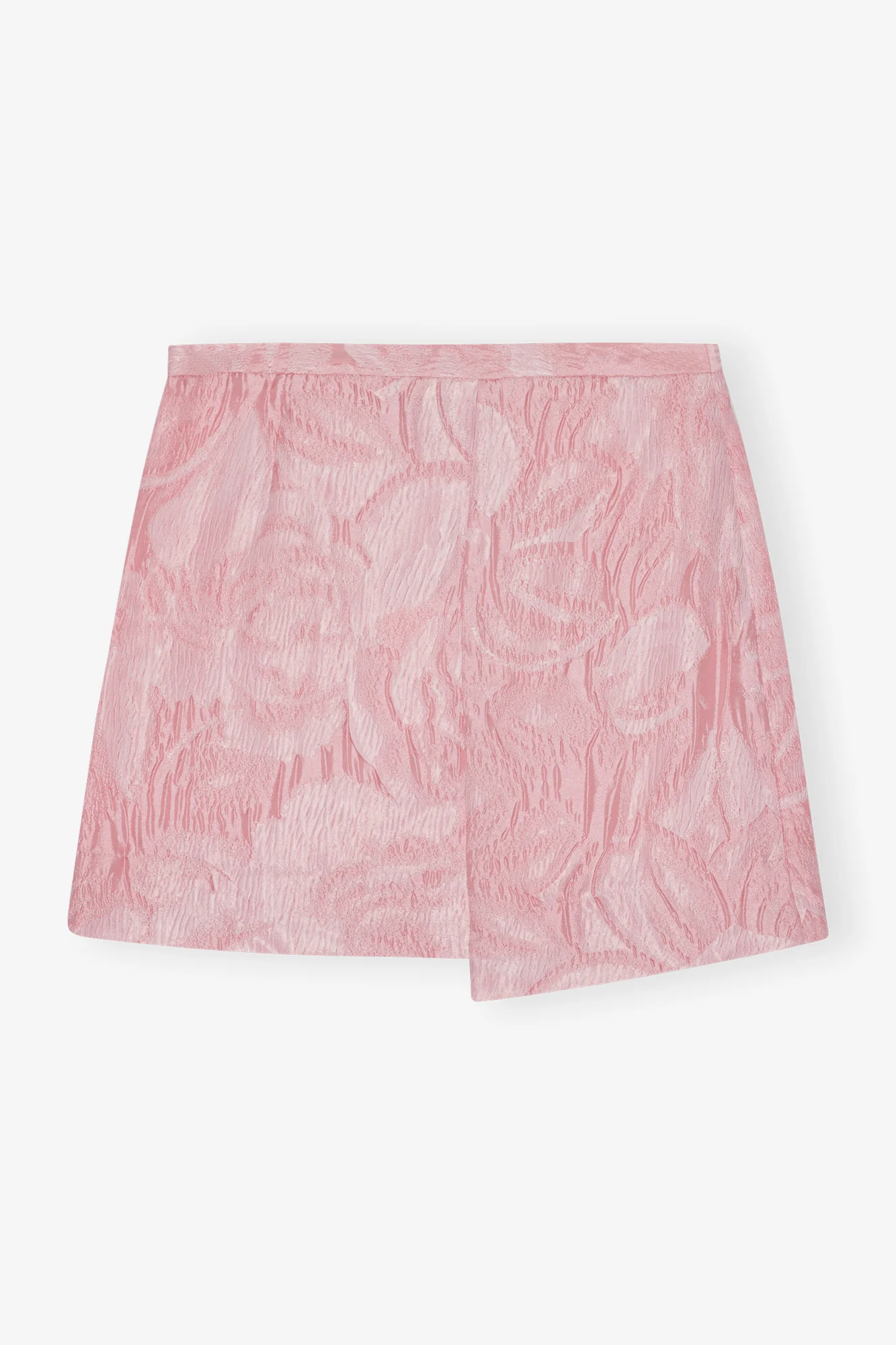Textured Cloque Mini Skirt | Bleached Mauve - Image 2