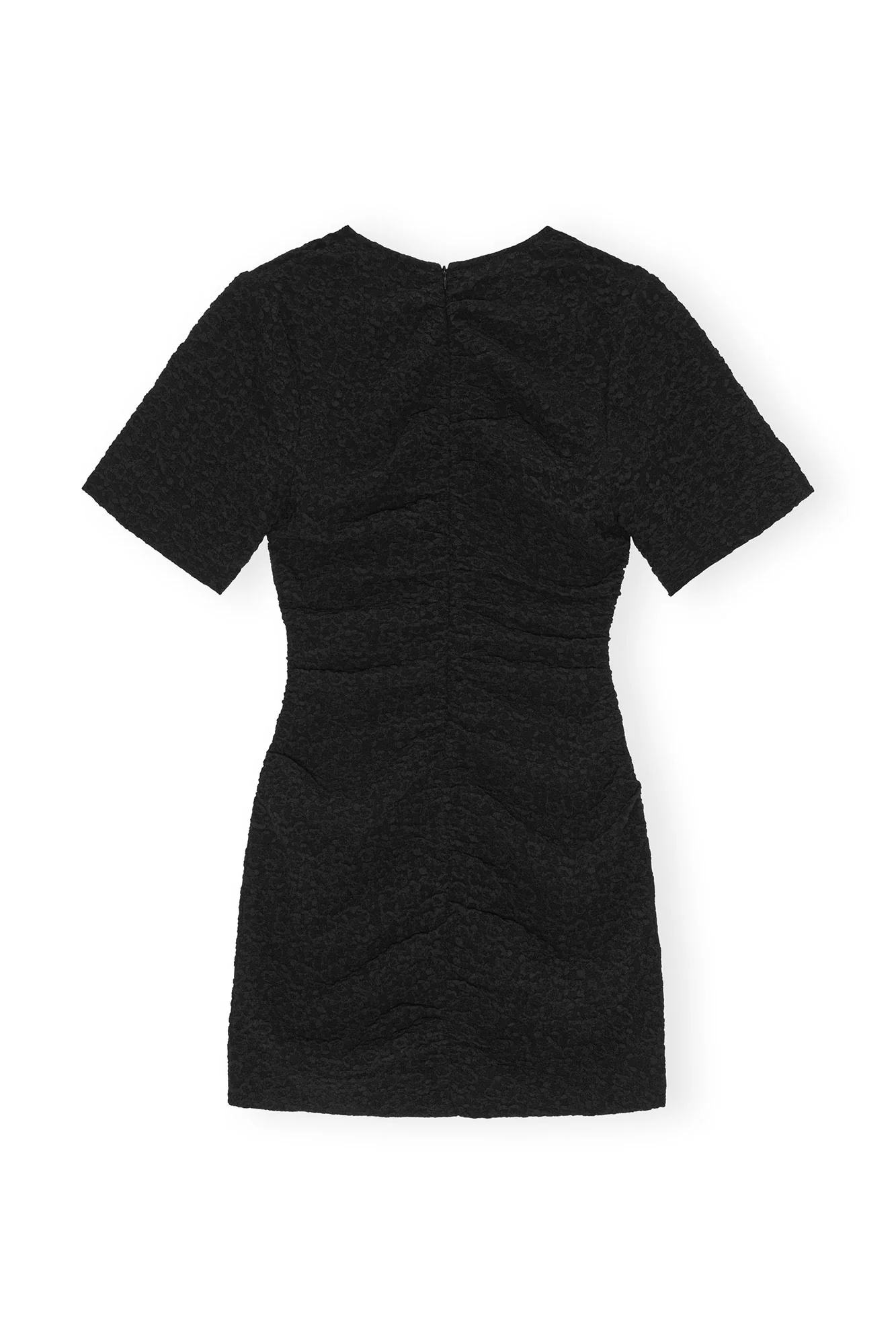 Textured Suiting Mini Dress | Black - Image 2
