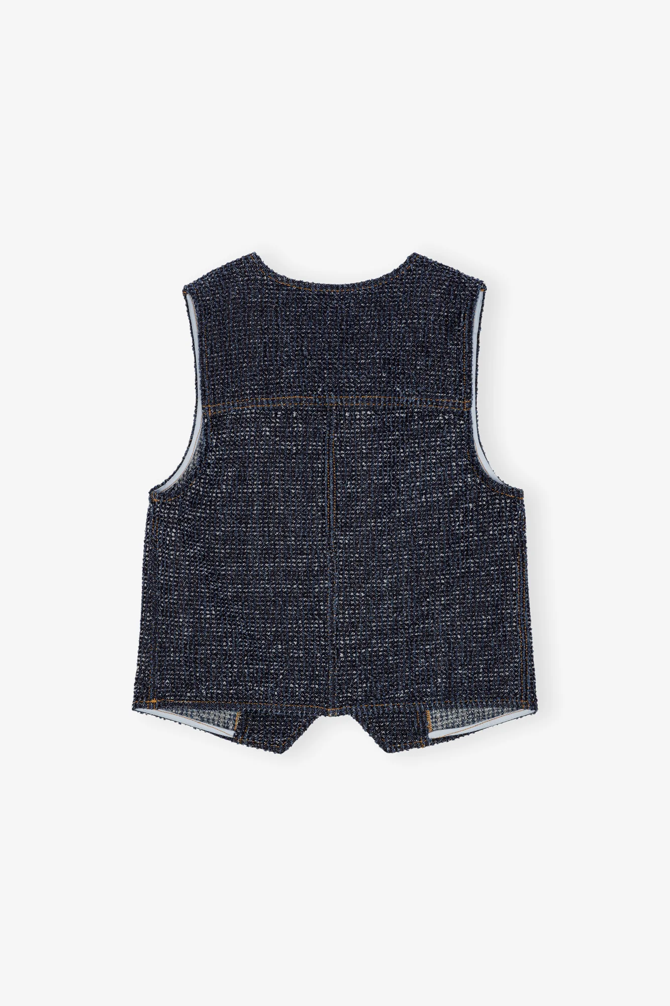 Textured Vest | Rinse - Image 2
