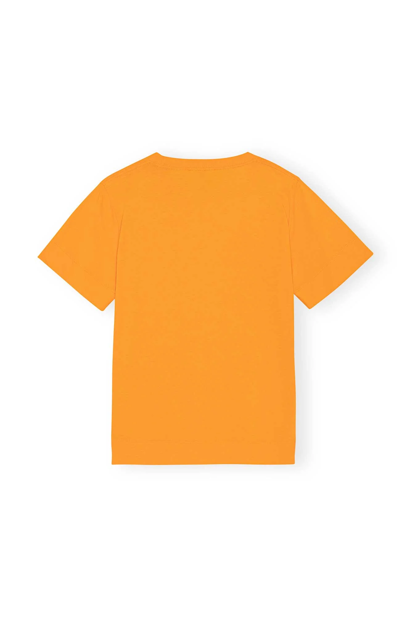 Thin Software Jersey O-Neck T-Shirt | Bright Marigold - Image 2