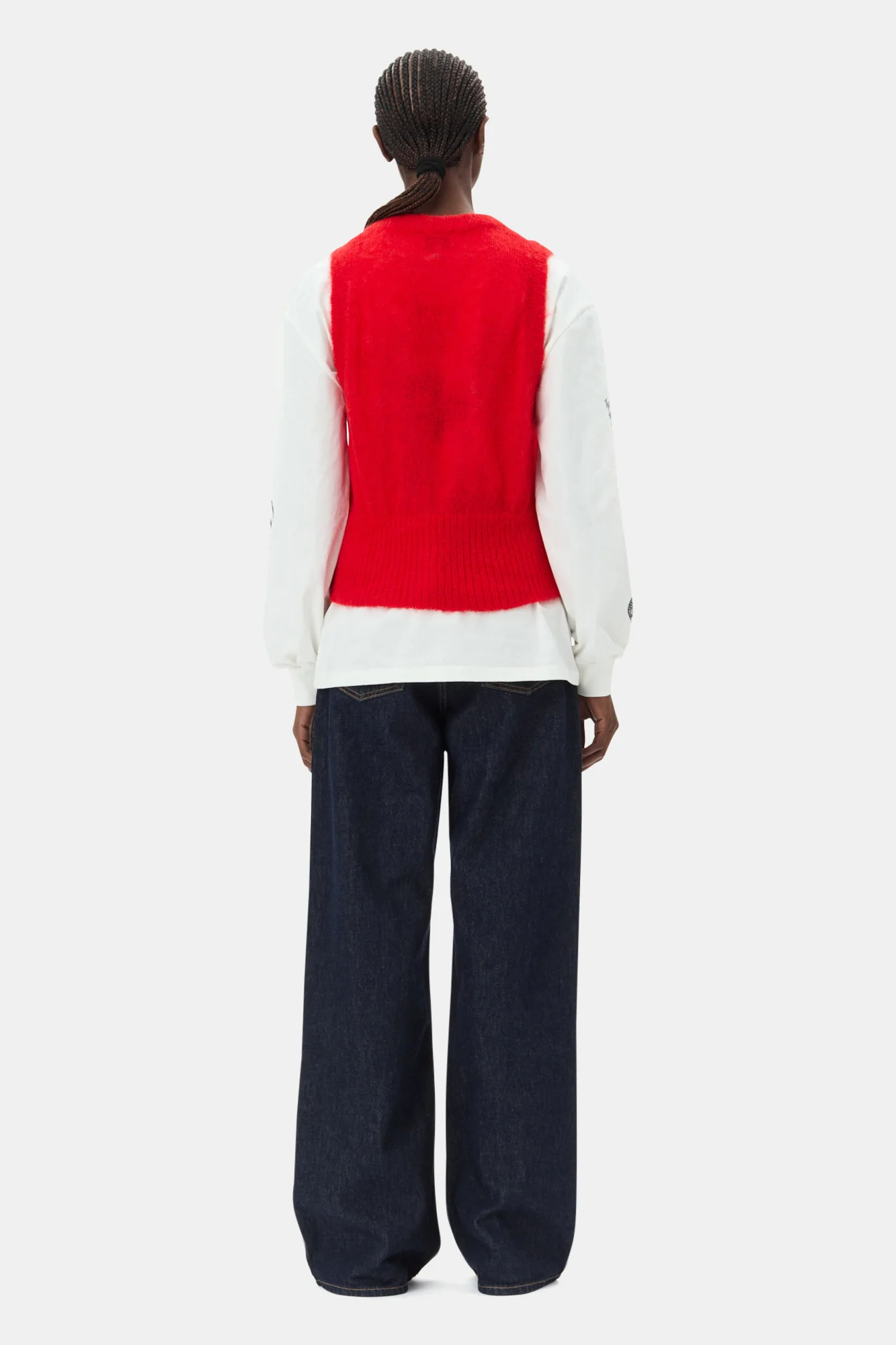 Tie String Vest | Racing Red - Image 6