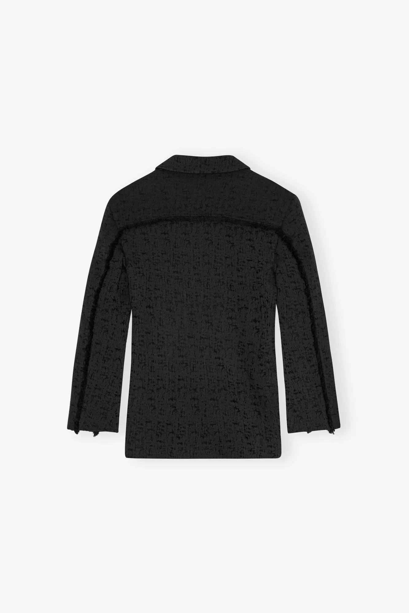 Tweed Suiting Blazer | Black - Image 2