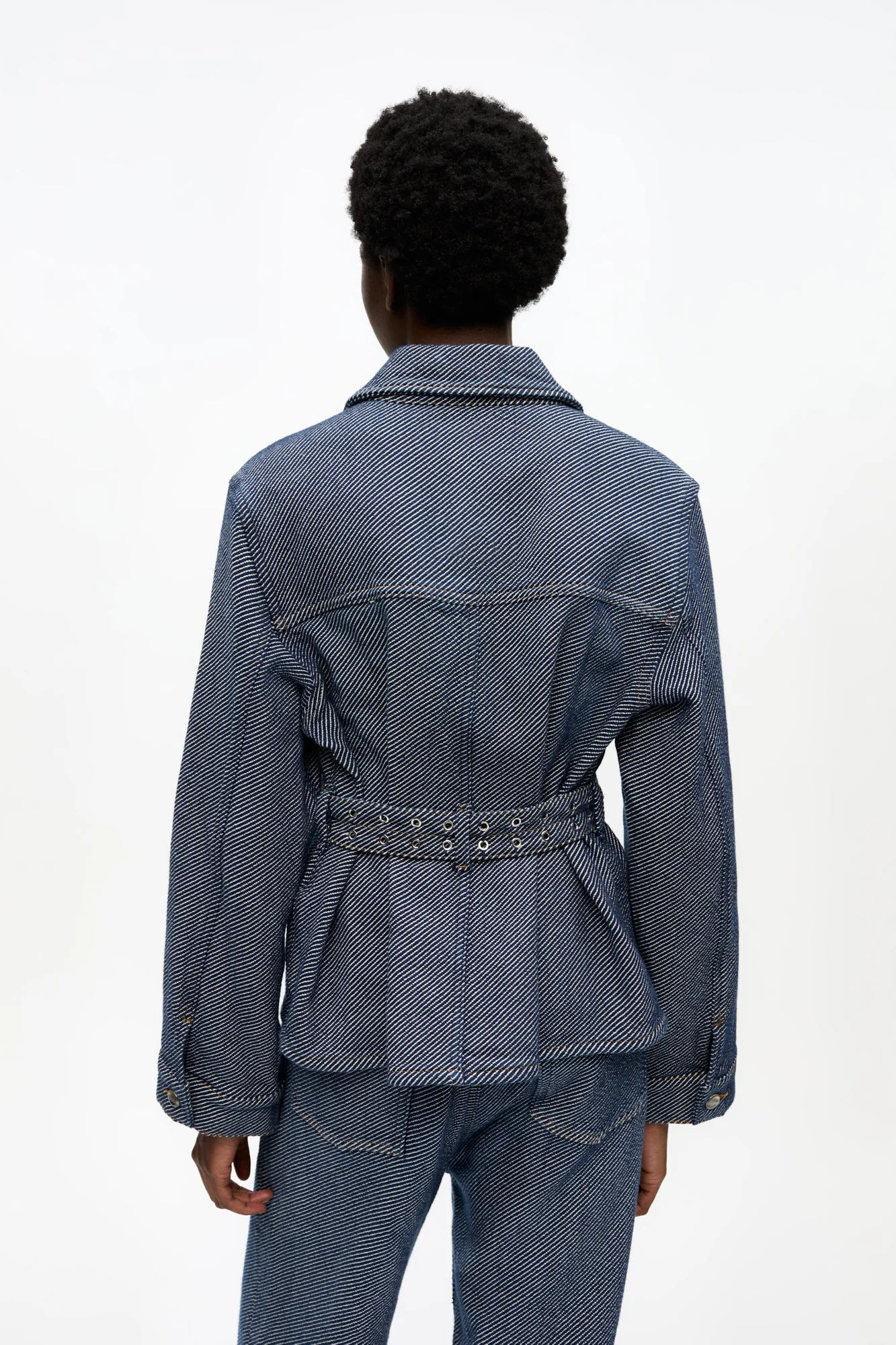 Twill Denim Jacket | Rinse - Image 5