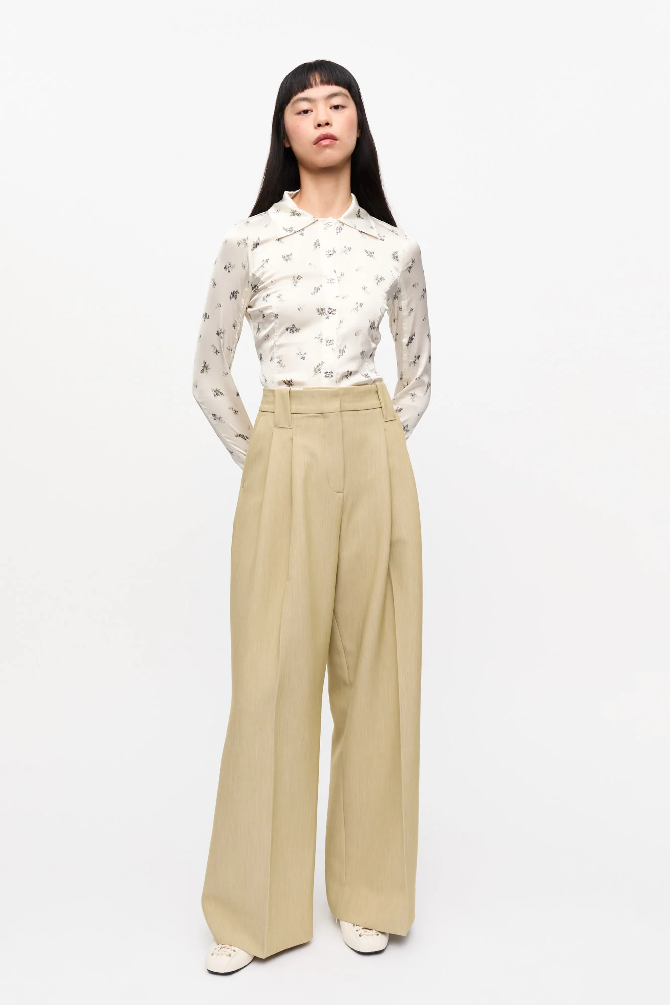 Twill Suiting Mid Waist Trousers | Boa - Image 3