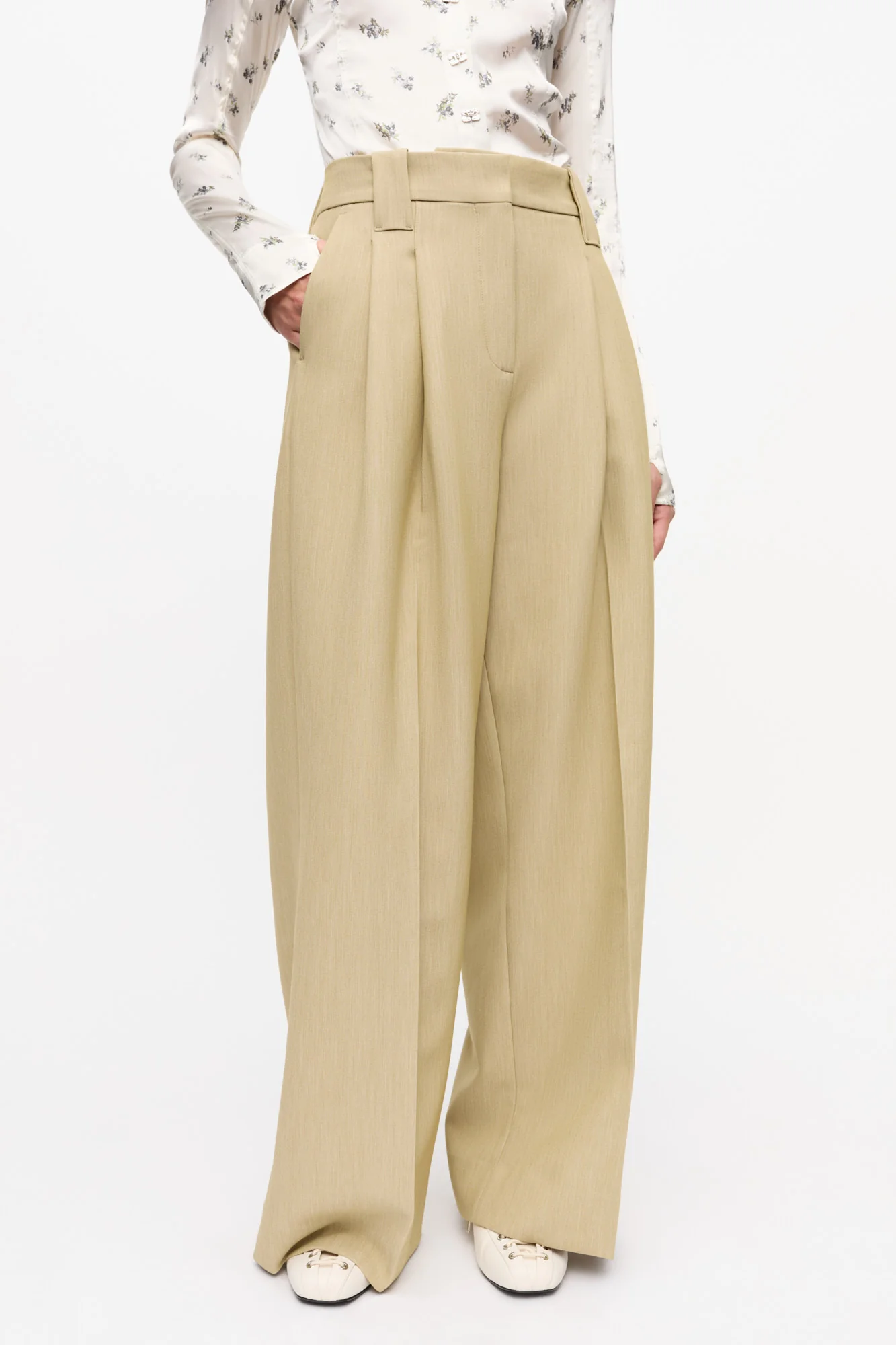 Twill Suiting Mid Waist Trousers | Boa - Image 4