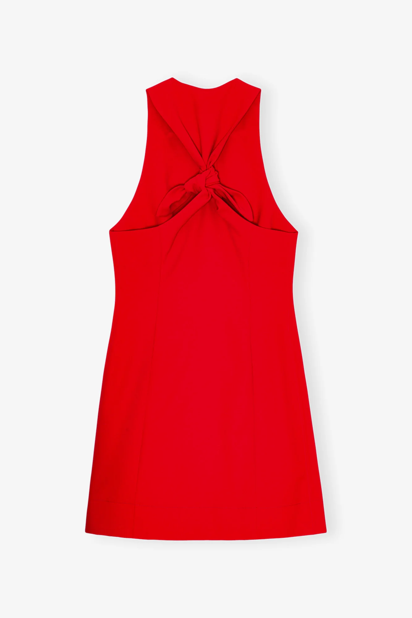 Twill Suiting Mini Dress | Barbados Cherry - Image 2
