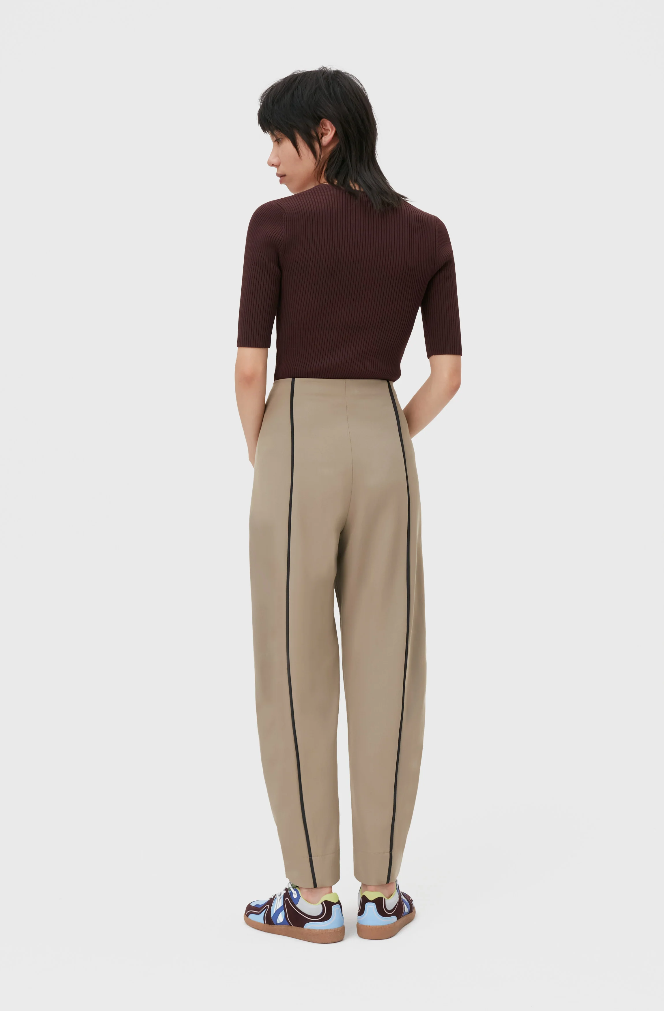 Twill Trousers | Petrified Oak - Image 4