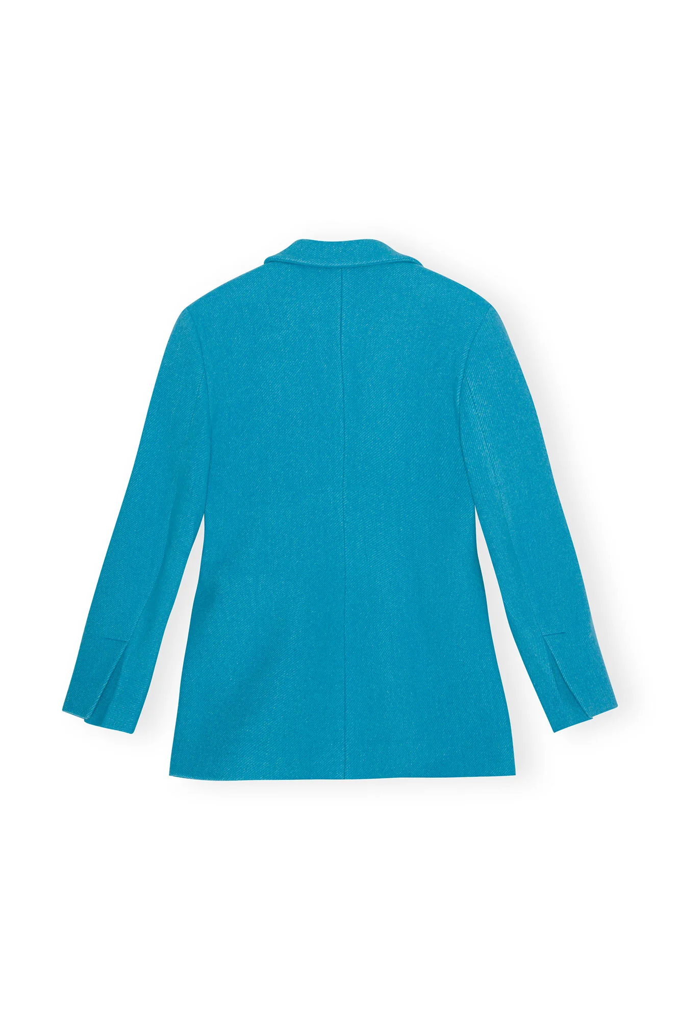 Twill Wool Suiting Blazer | Blue Curacao - Image 2