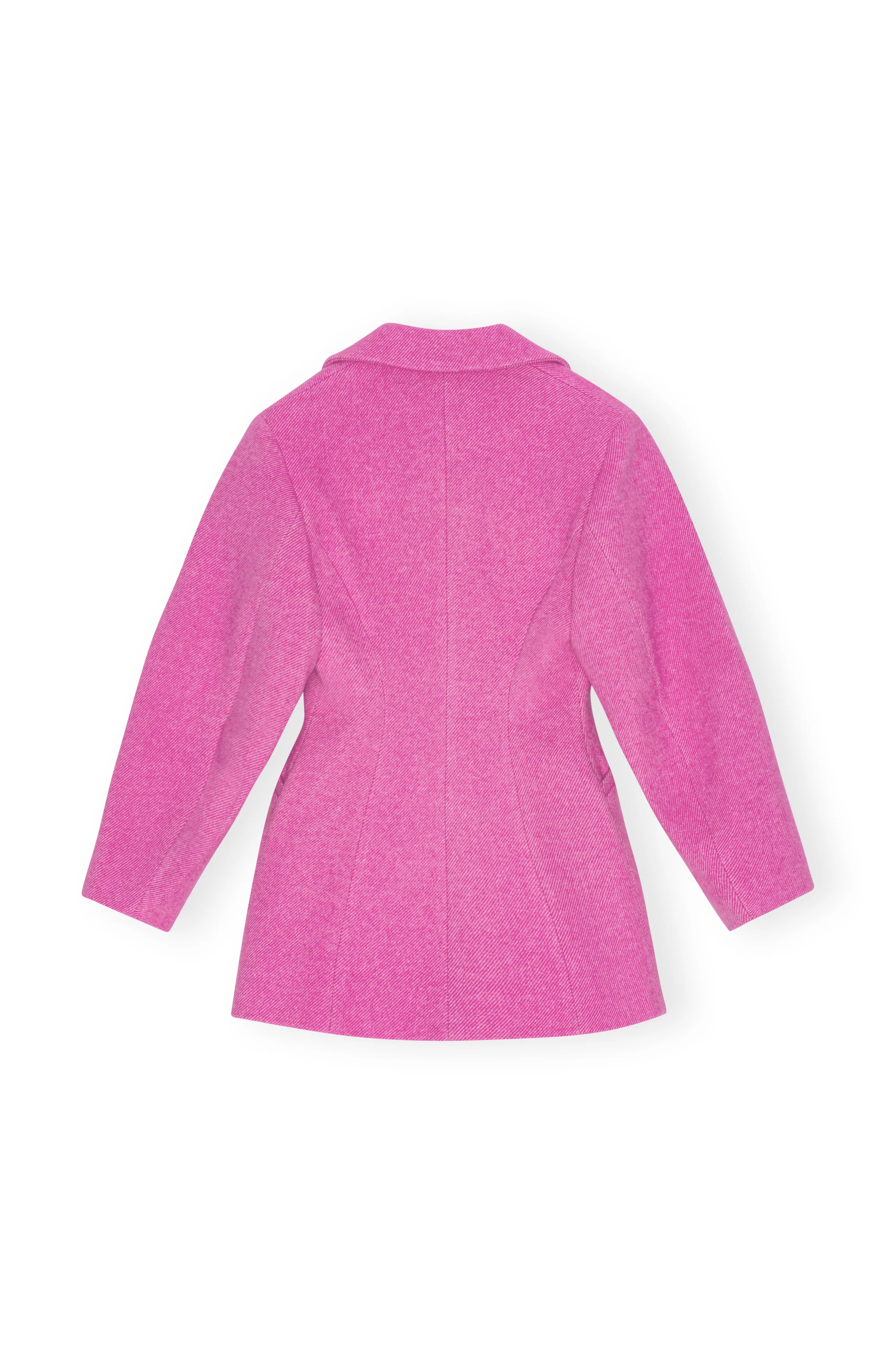 Twill Wool Suiting Fitted Blazer | Fiji Flower - Image 2