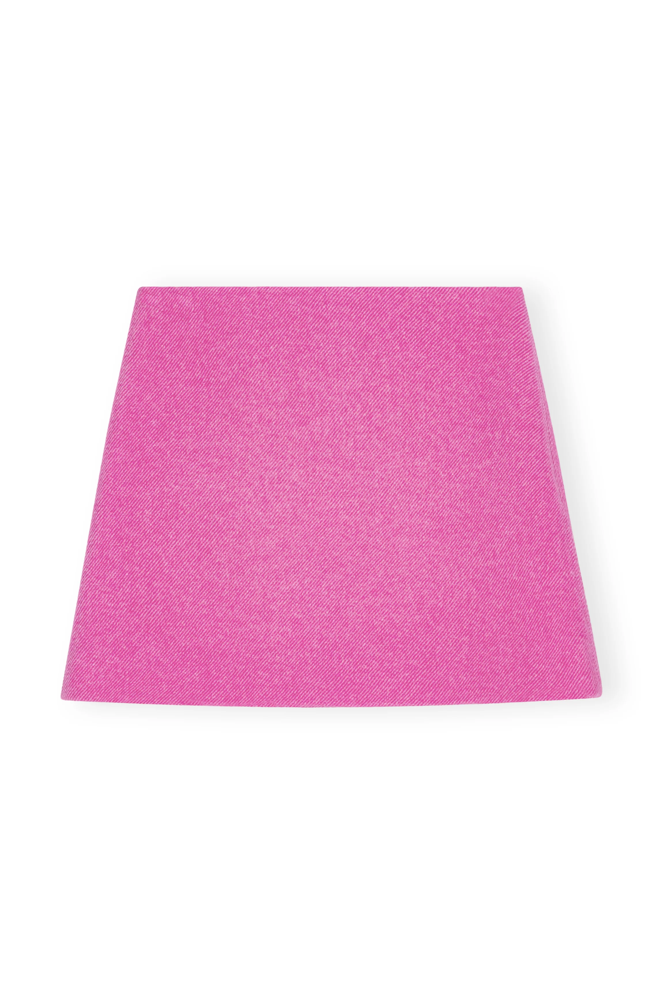 Twill Wool Suiting Mini Skirt | Fiji Flower