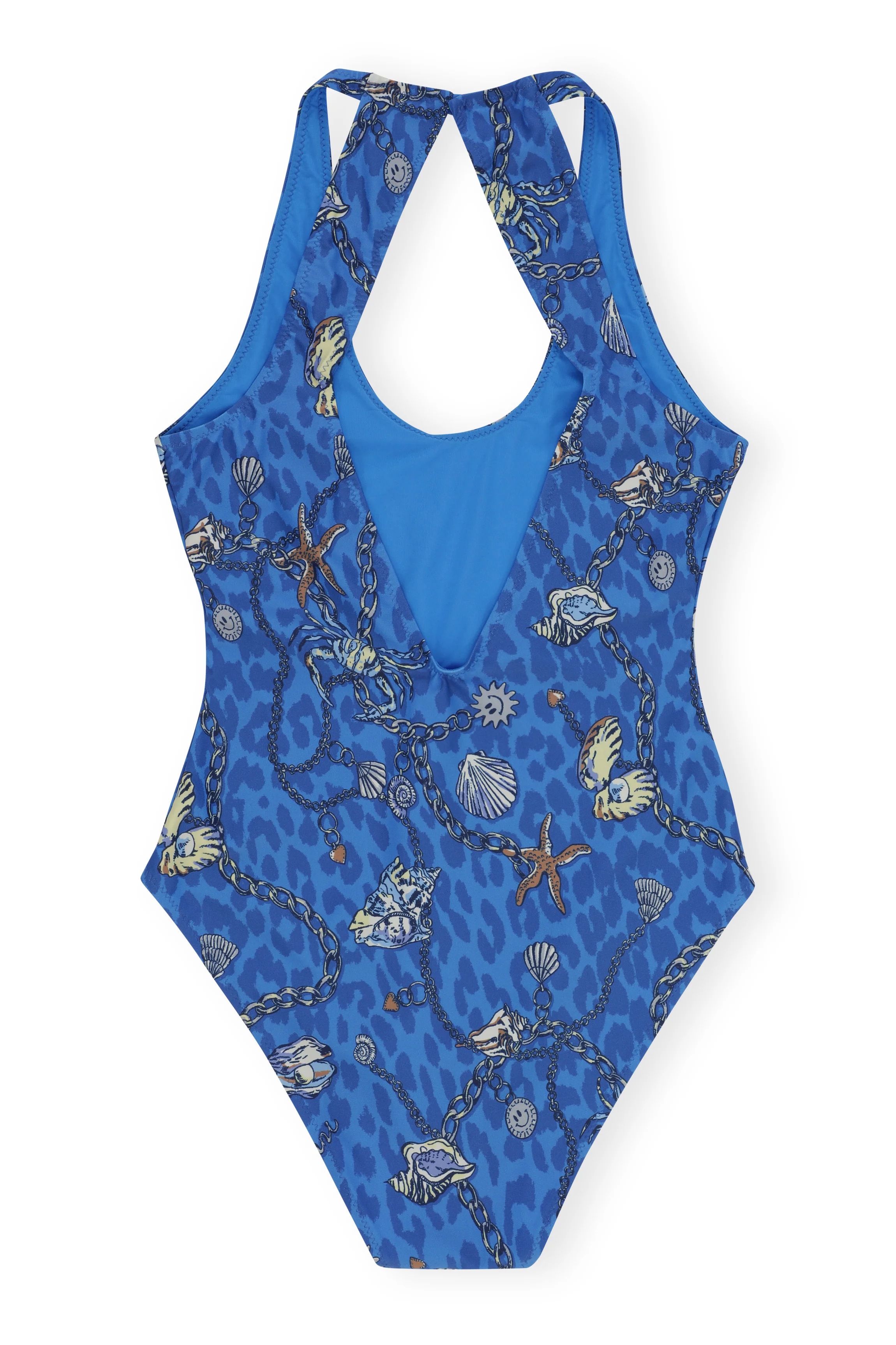U-Neck Cutout Swimsuit | Sea Treasure Cloisonne - Image 2