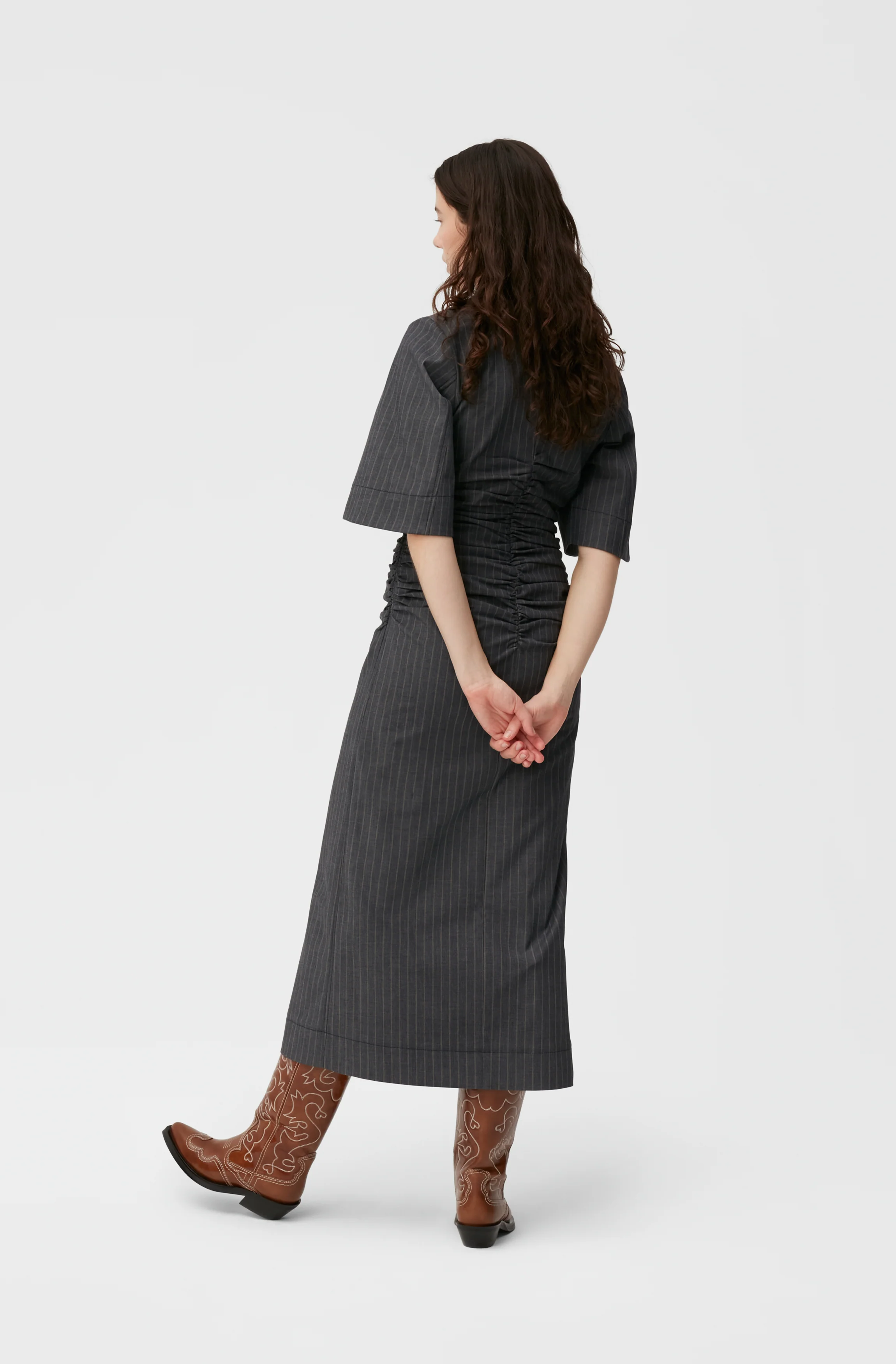 V-Neck Maxi Dress | Sky Captain - Image 3