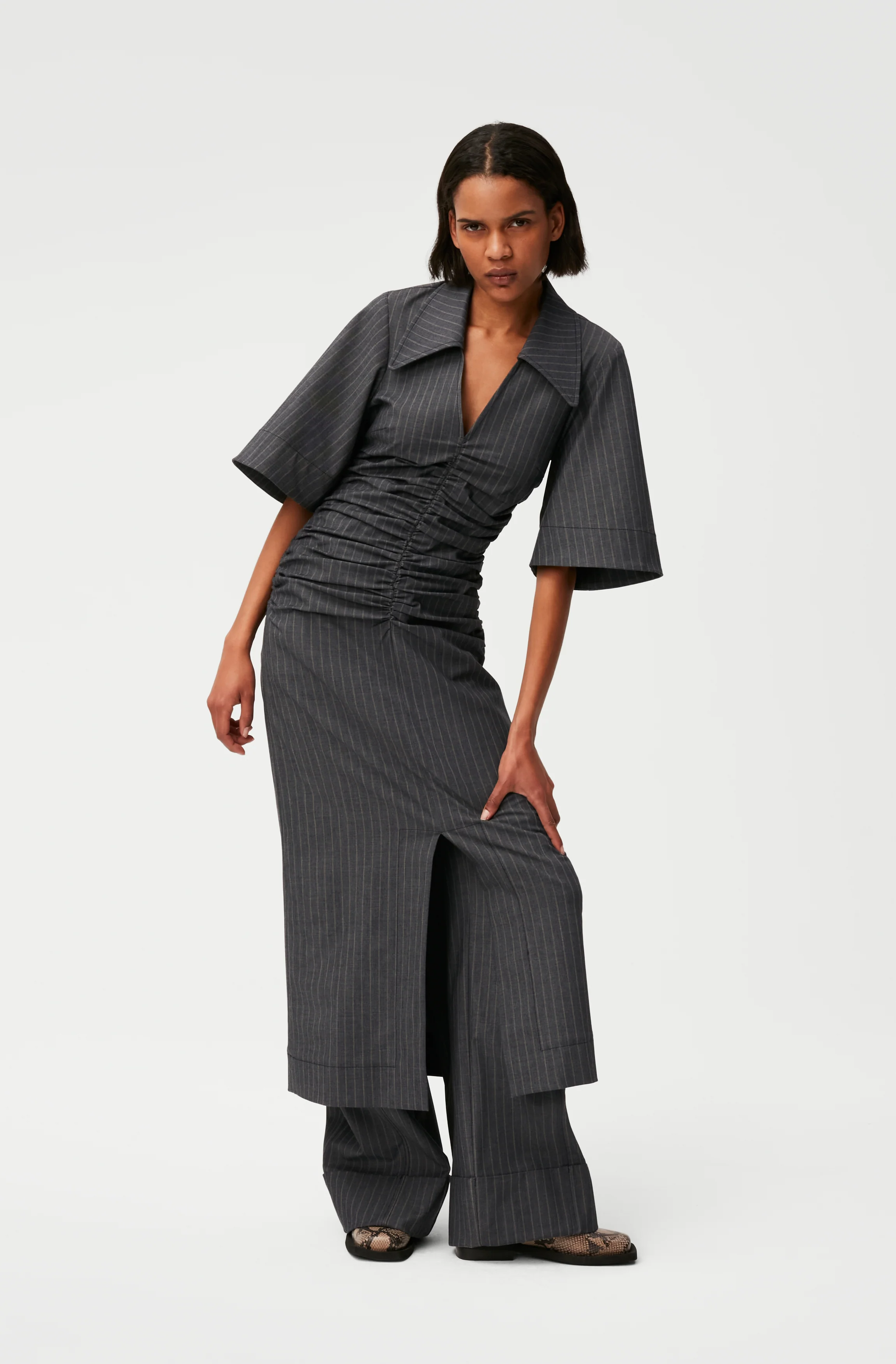 V-Neck Maxi Dress | Sky Captain - Image 6