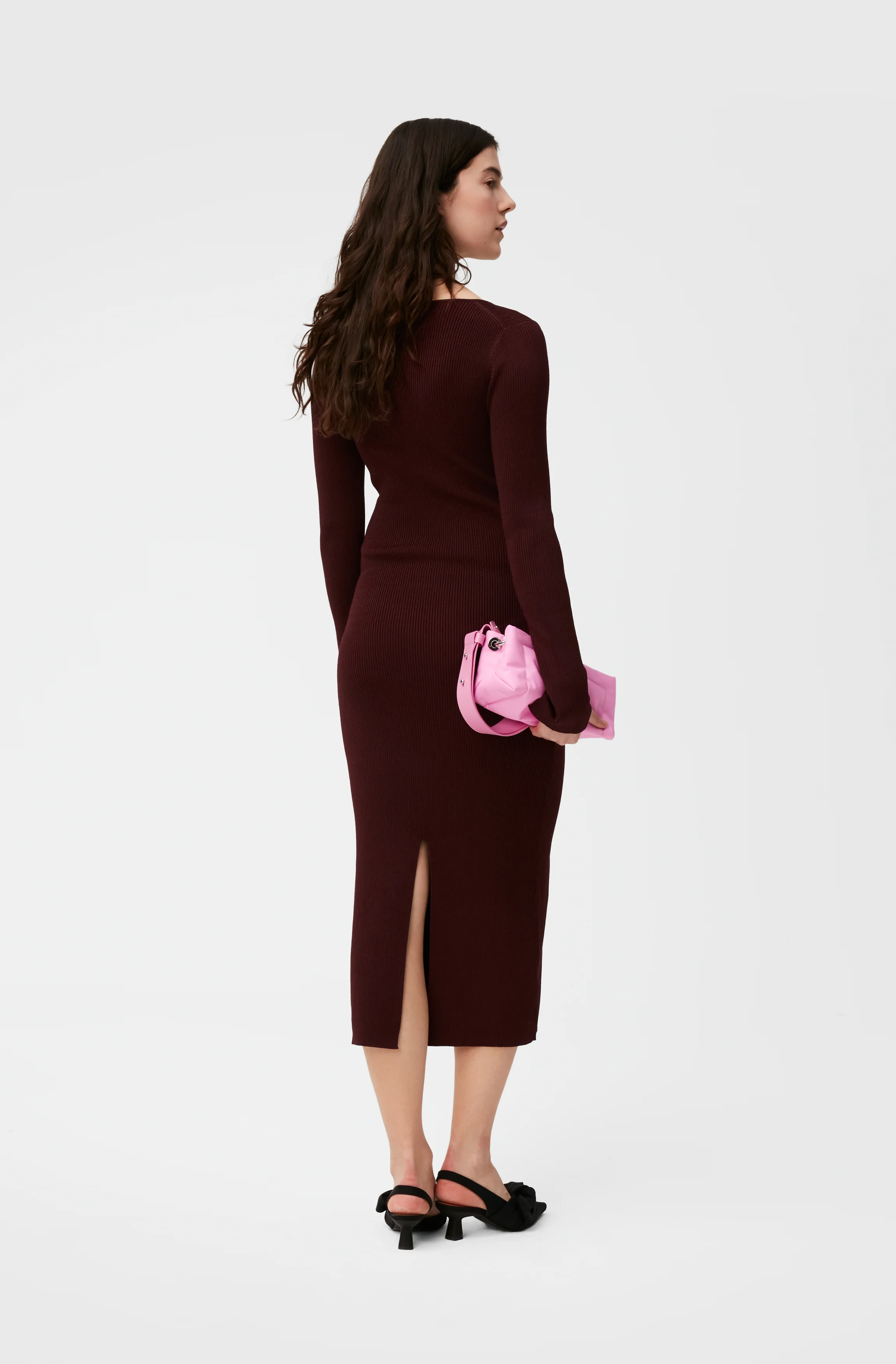 V-Neck Midi Dress | Port Royale - Image 4
