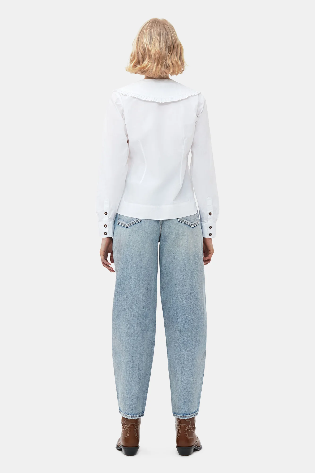 V-Neck Shirt | Bright White - Image 6