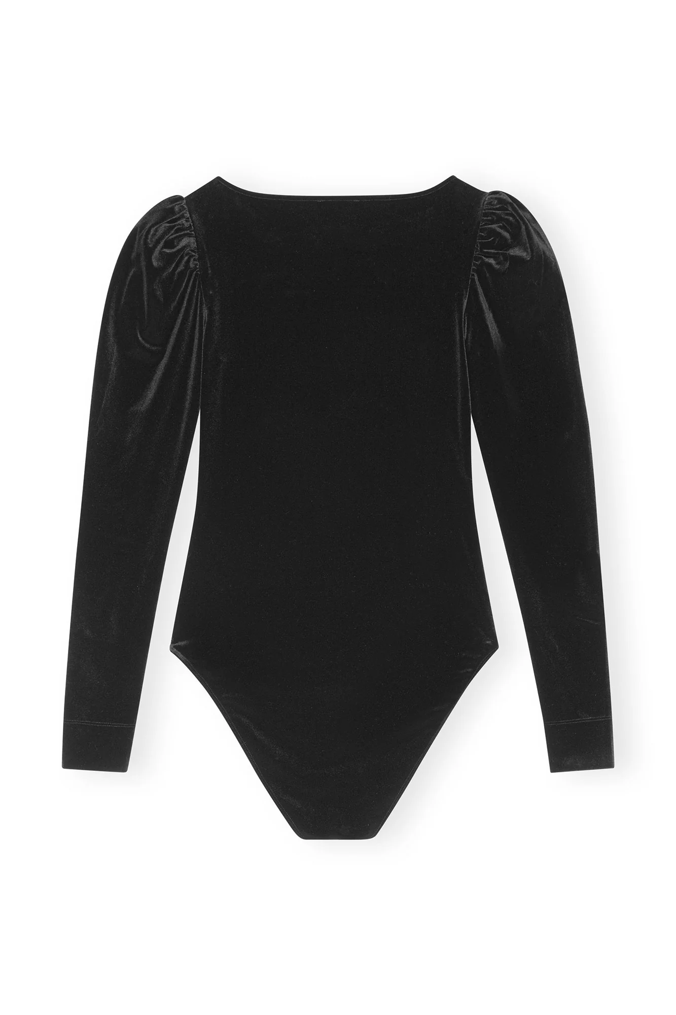 Velvet Jersey Bodystocking | Black - Image 3