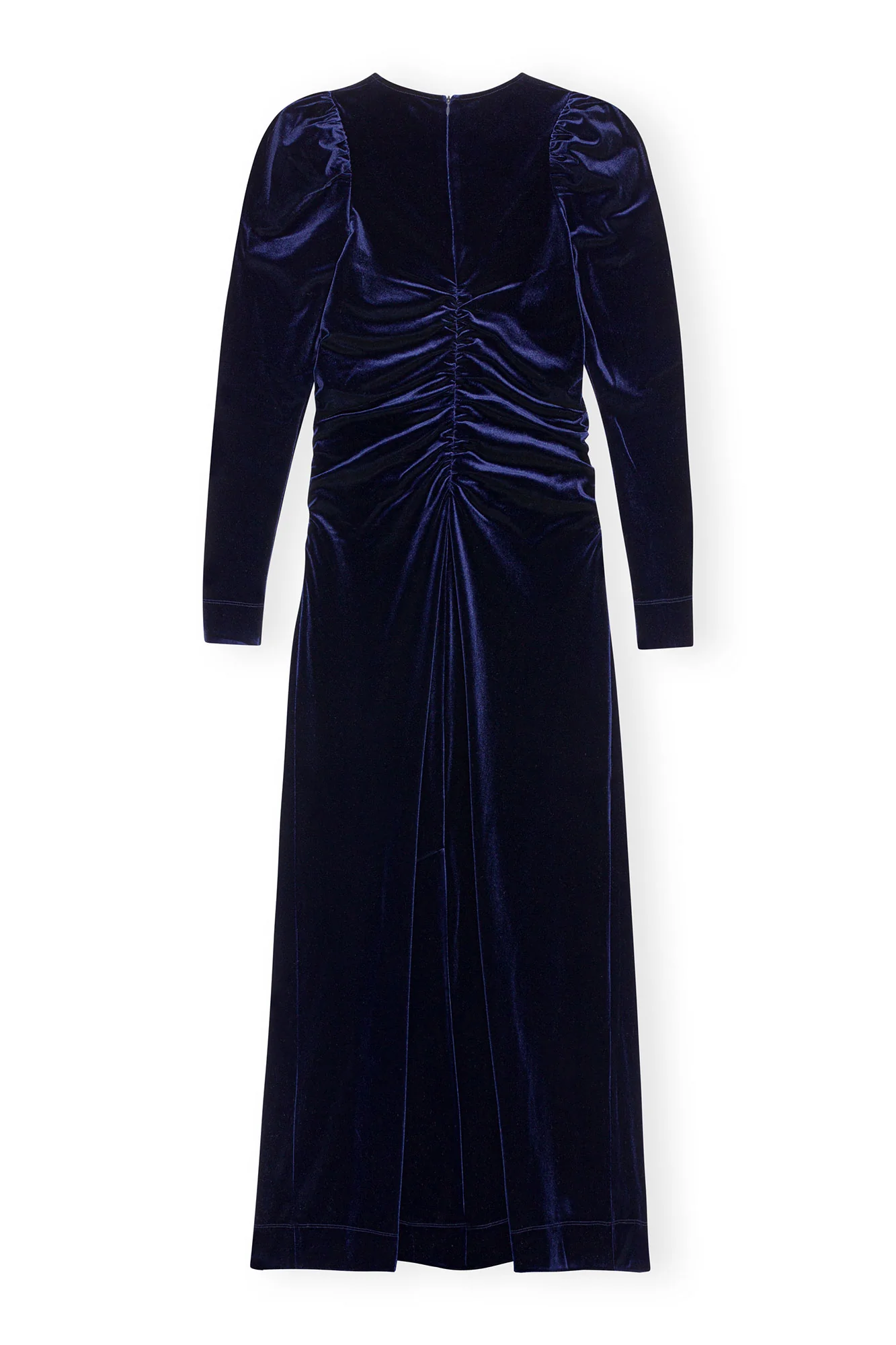 Velvet Jersey Long Dress | Total Eclipse - Image 2