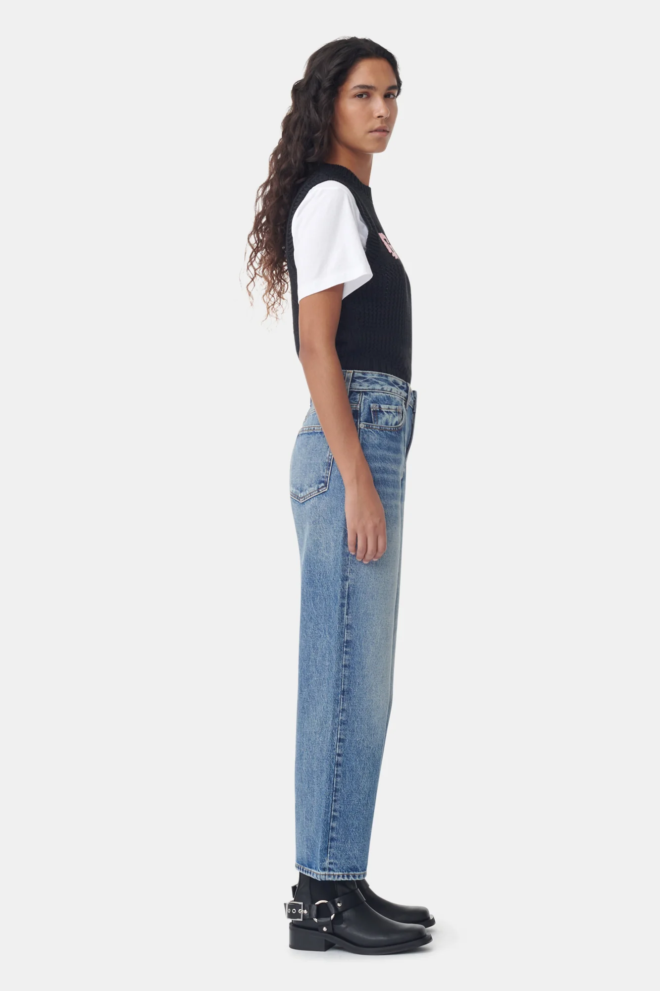 Vintage Misy Jeans | Mid Blue Vintage - Image 2
