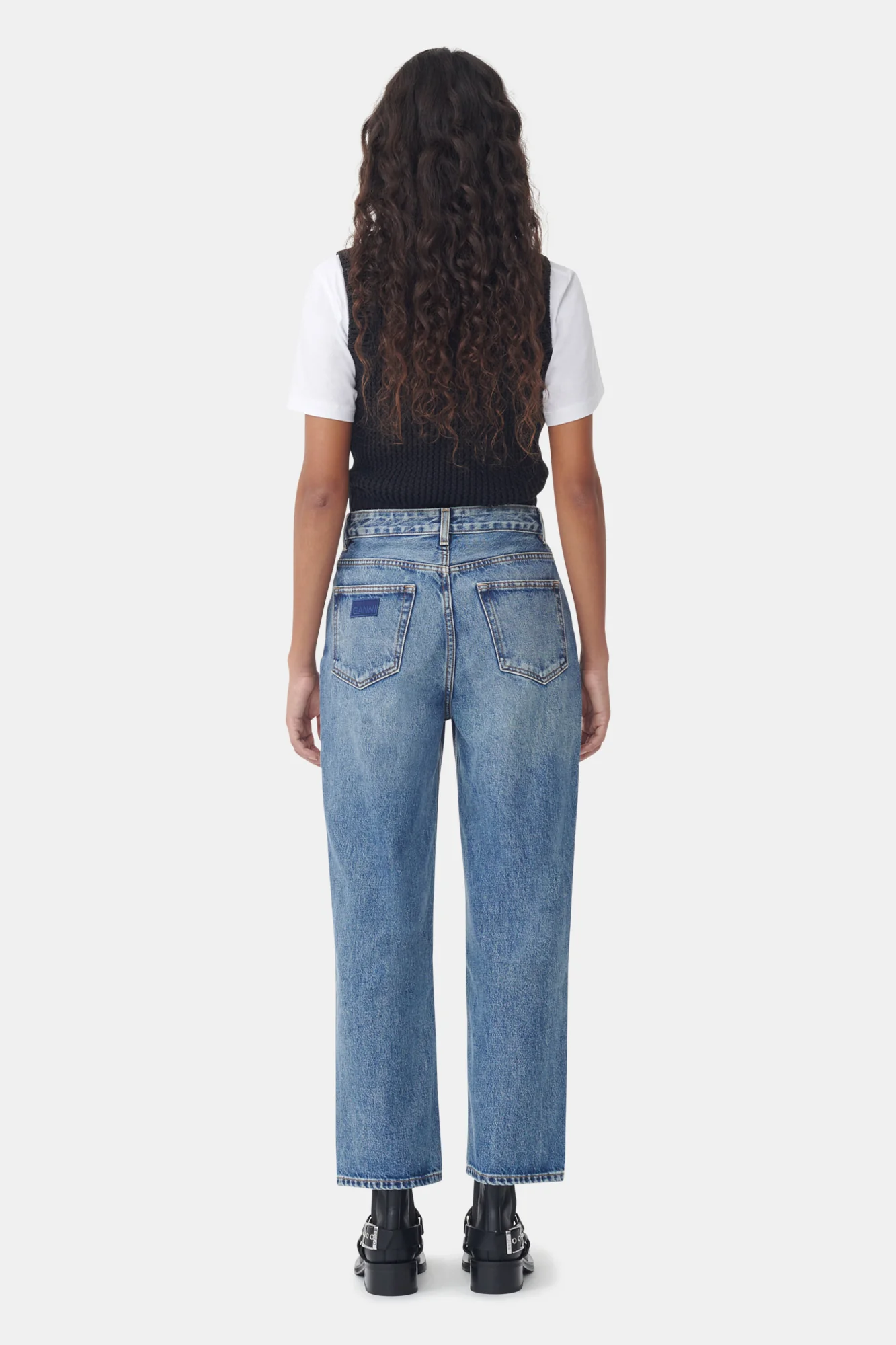Vintage Misy Jeans | Mid Blue Vintage - Image 3