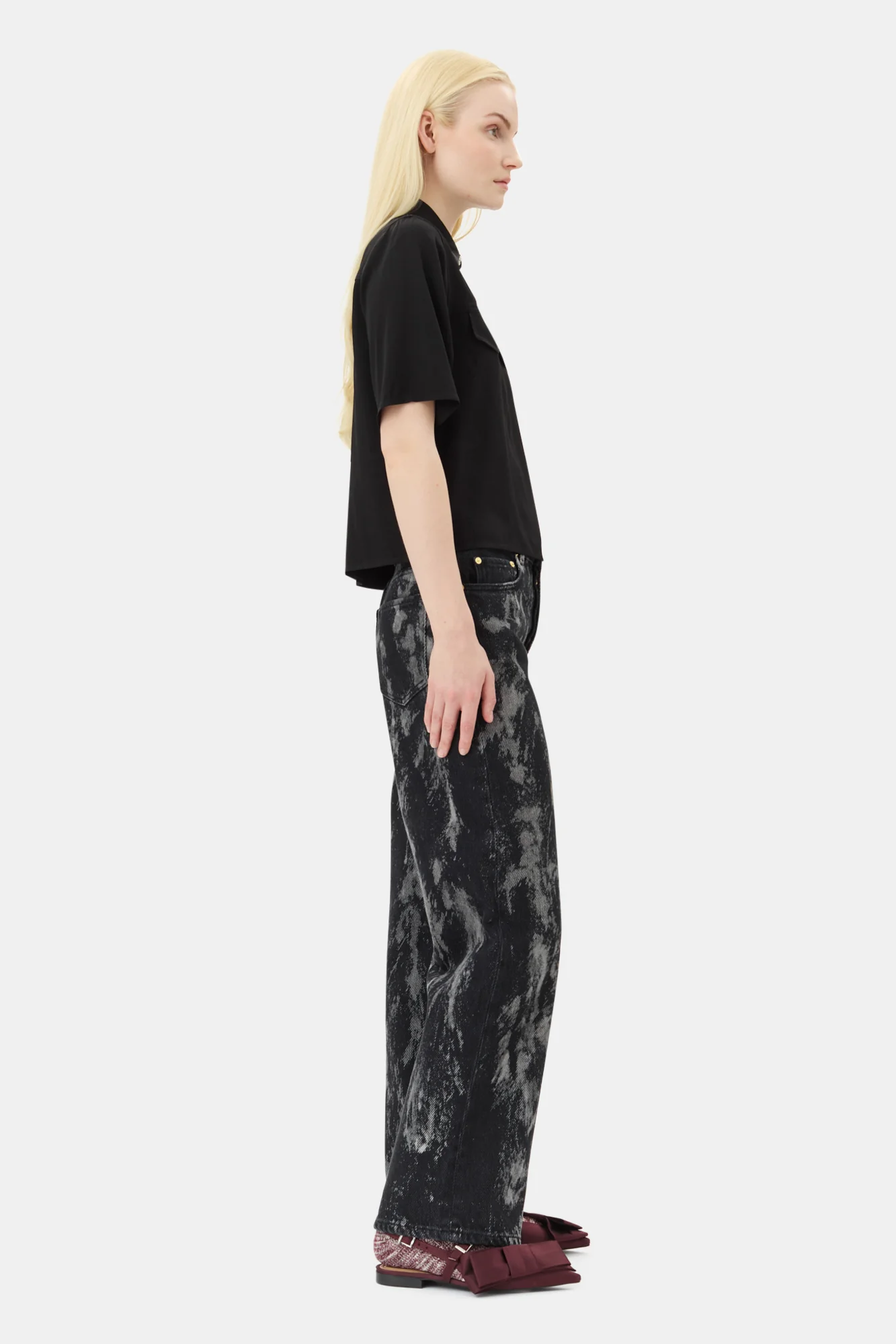 Viscose Twill Shirt | Black - Image 5