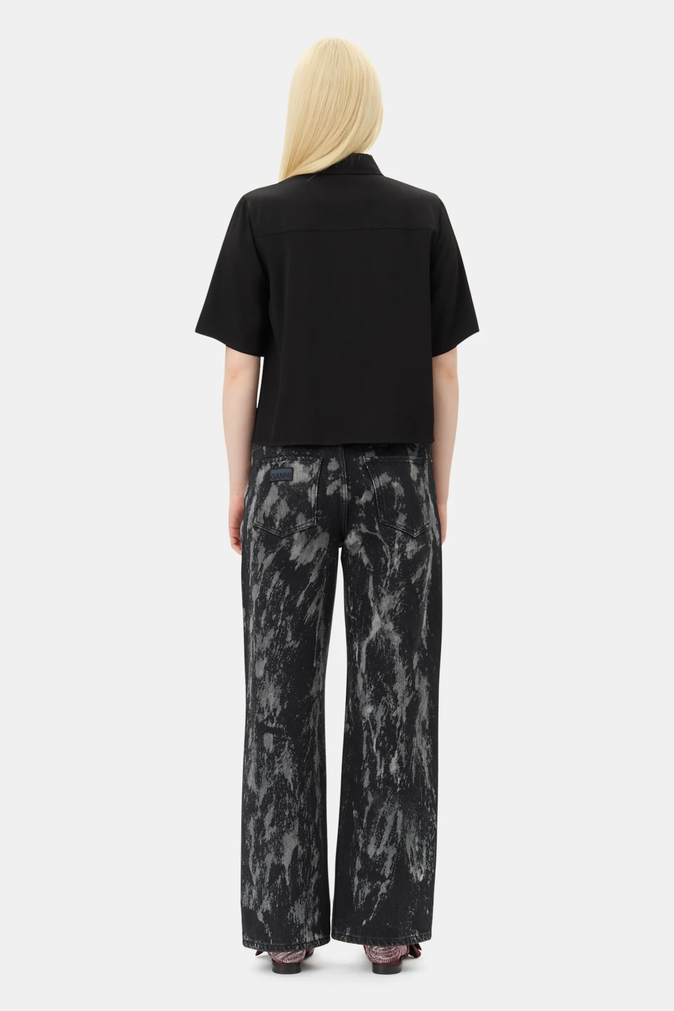 Viscose Twill Shirt | Black - Image 6