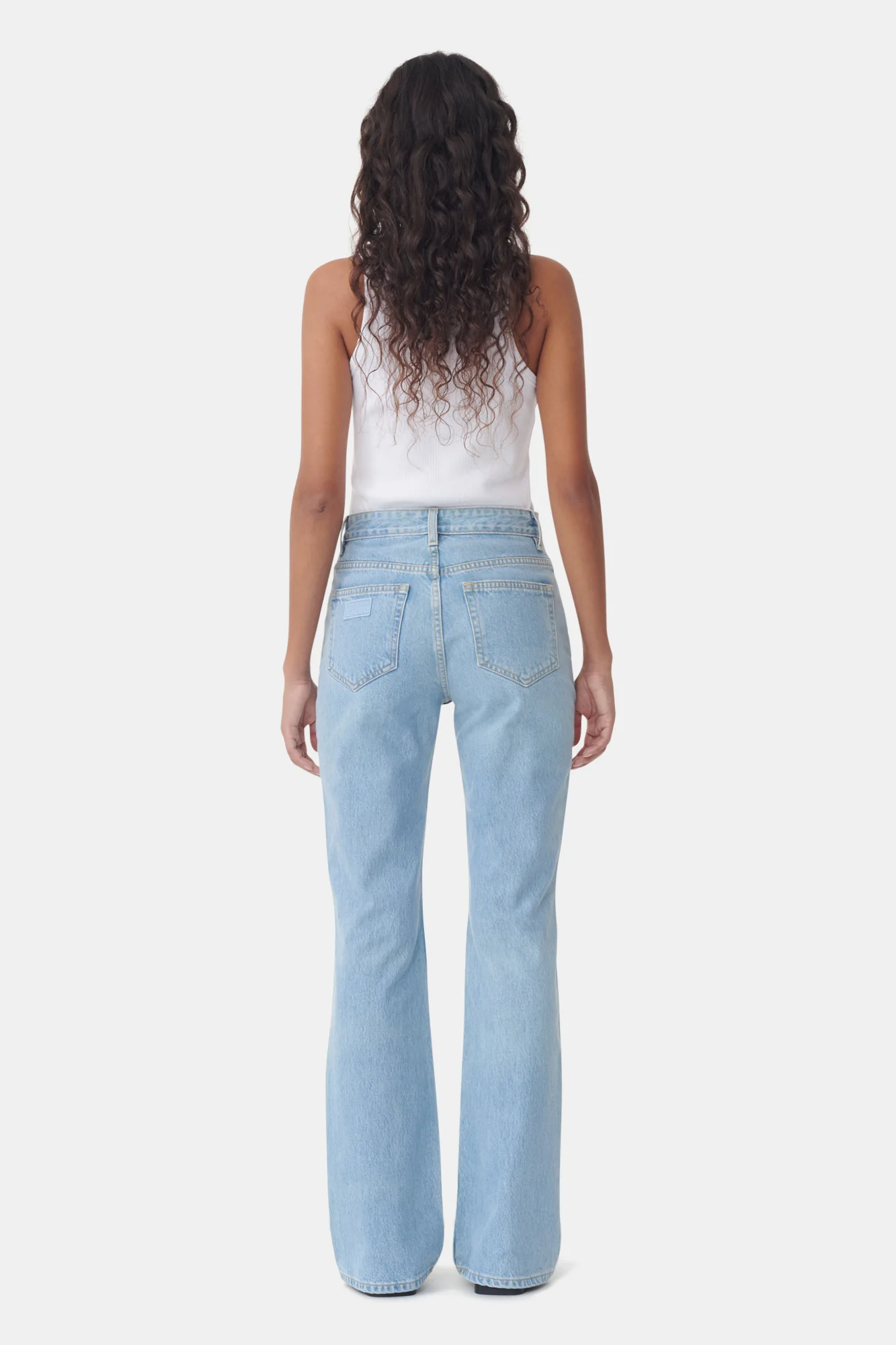 Wash Bootcut Jeans | Light Blue Stone - Image 4