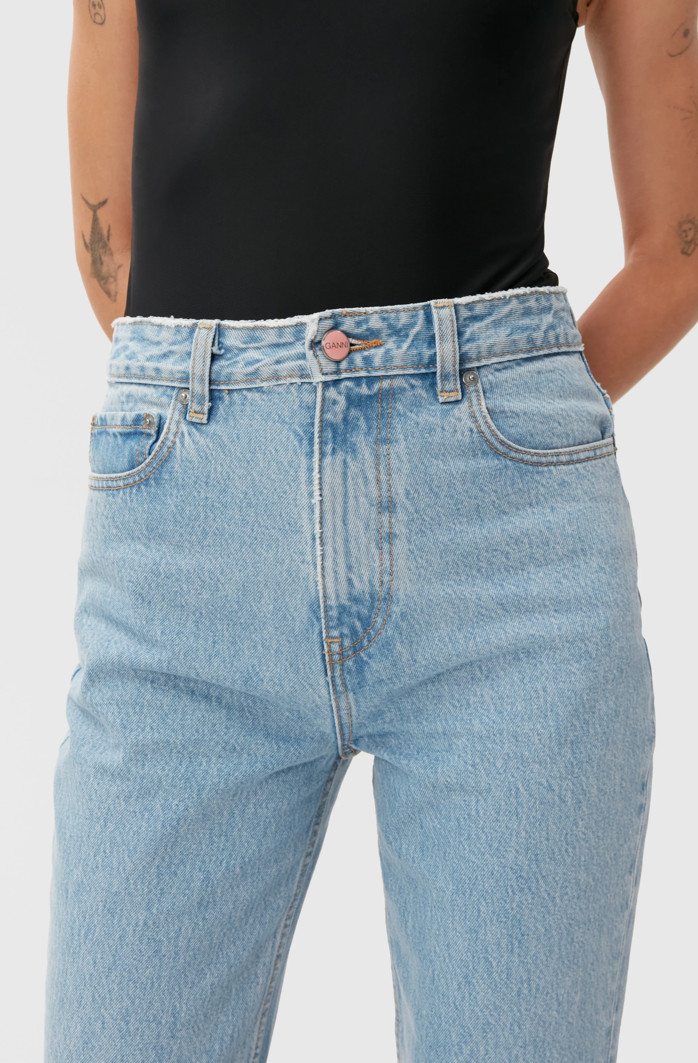 Wash Bootcut Jeans | Light Blue Stone - Image 7