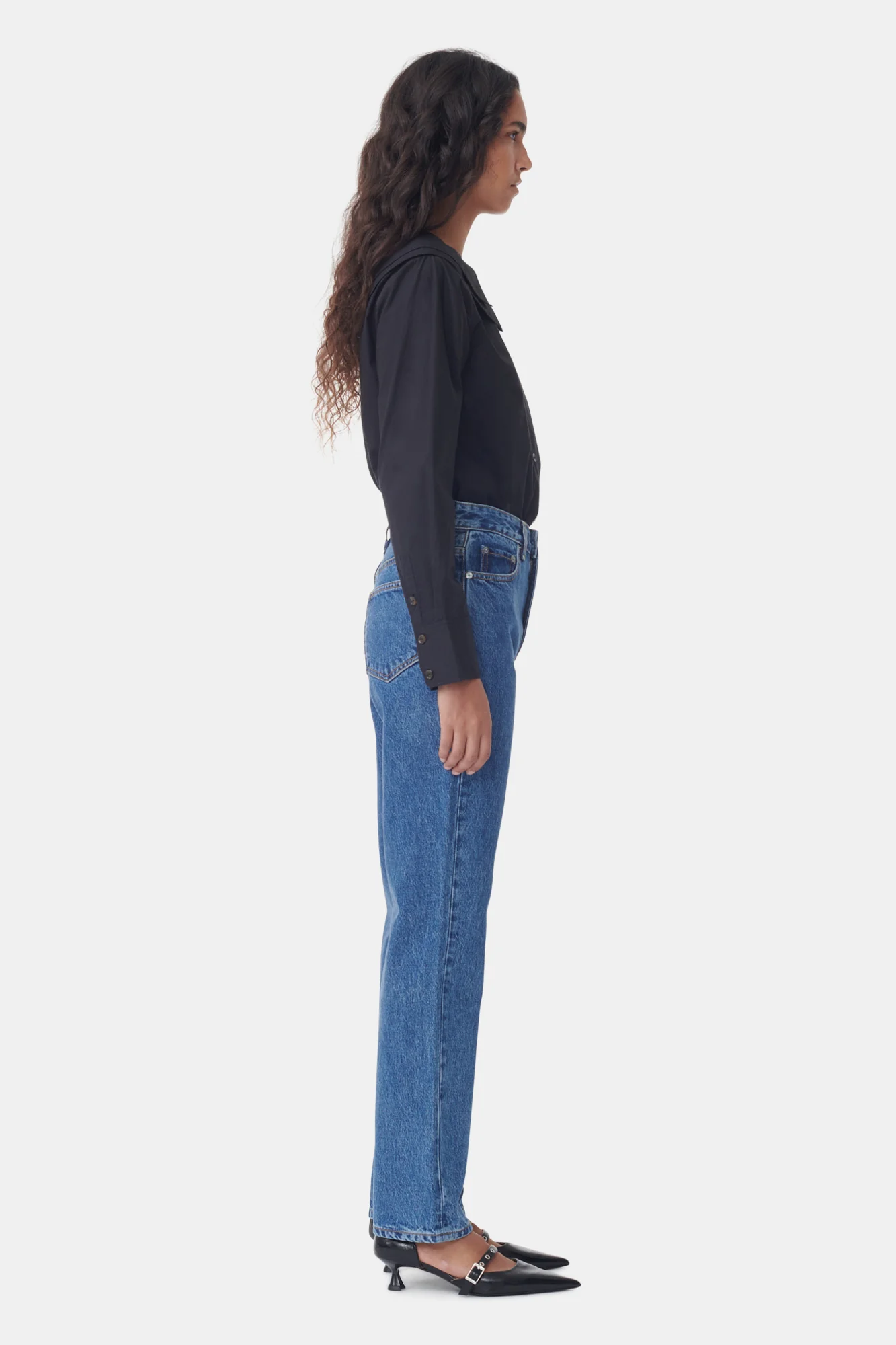 Wash Jeans | Mid Blue Stone - Image 3