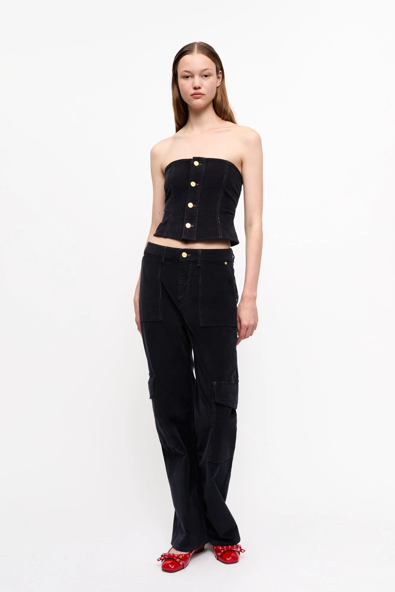 Washed Corduroy Top | Sky Captain - Image 5