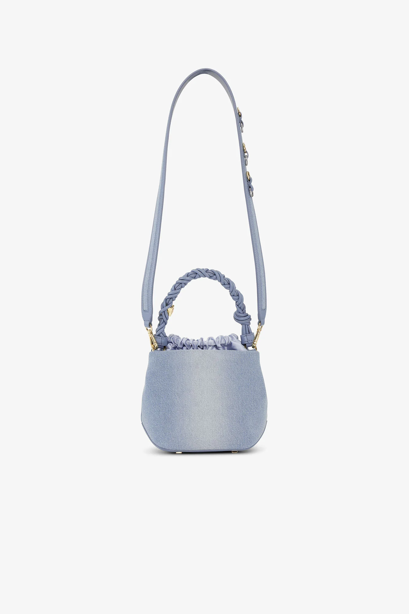 Washed Denim Bou Bucket Bag | Faded Denim - Image 2