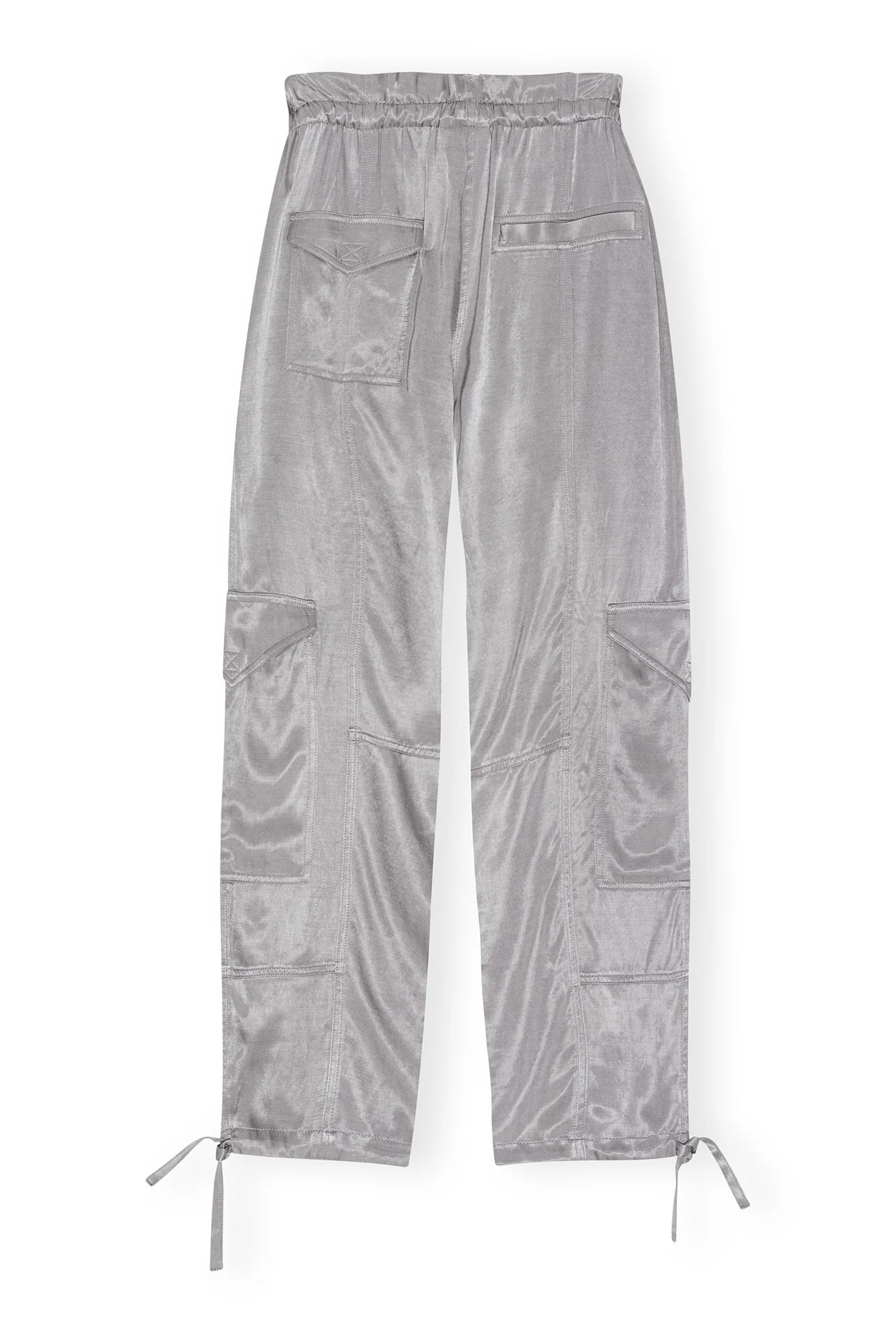 Washed Satin Pants | Frost Gray - Image 2