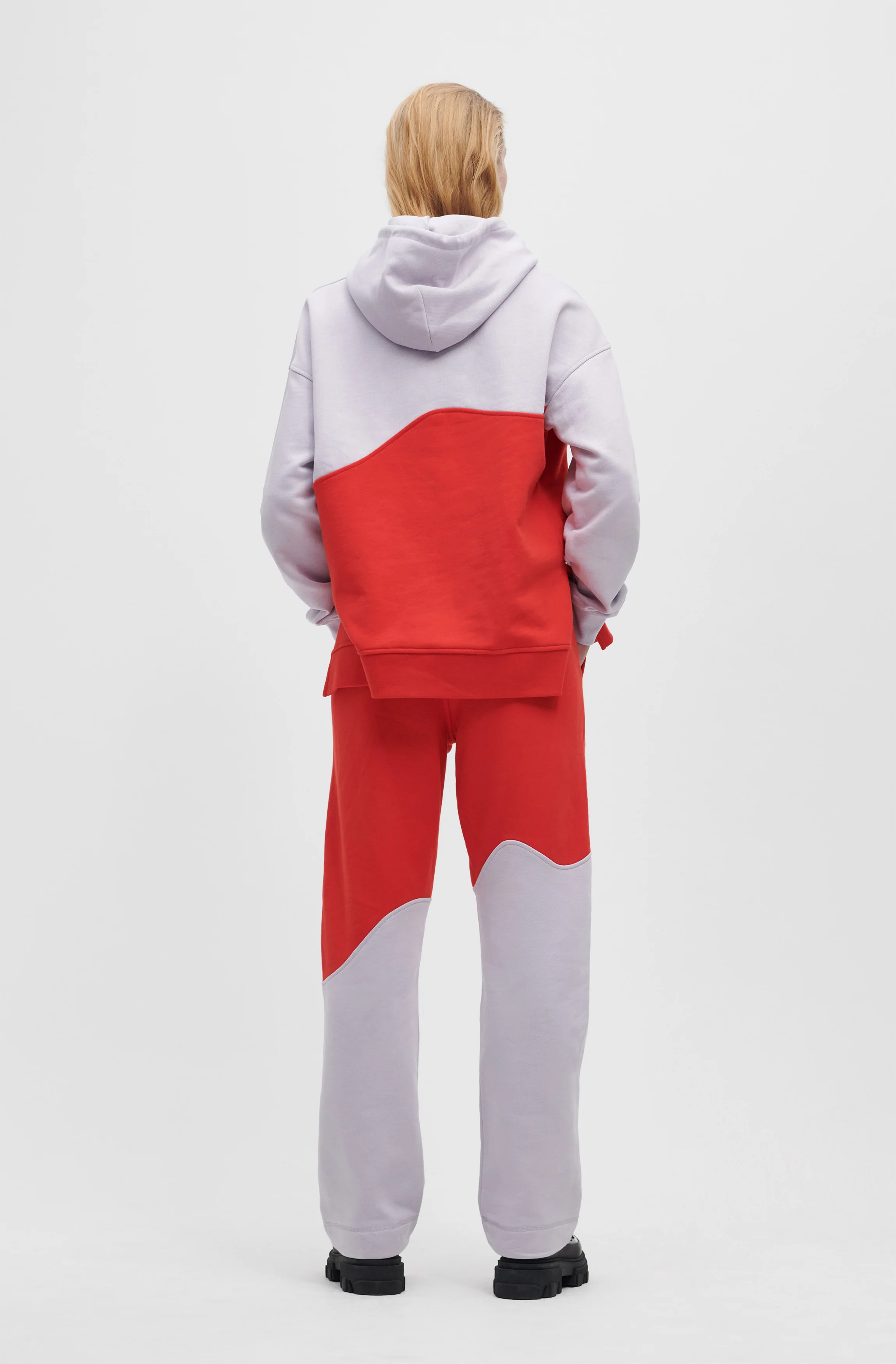 Wave Colorblock Sweatpants | Misty Lilac - Image 3