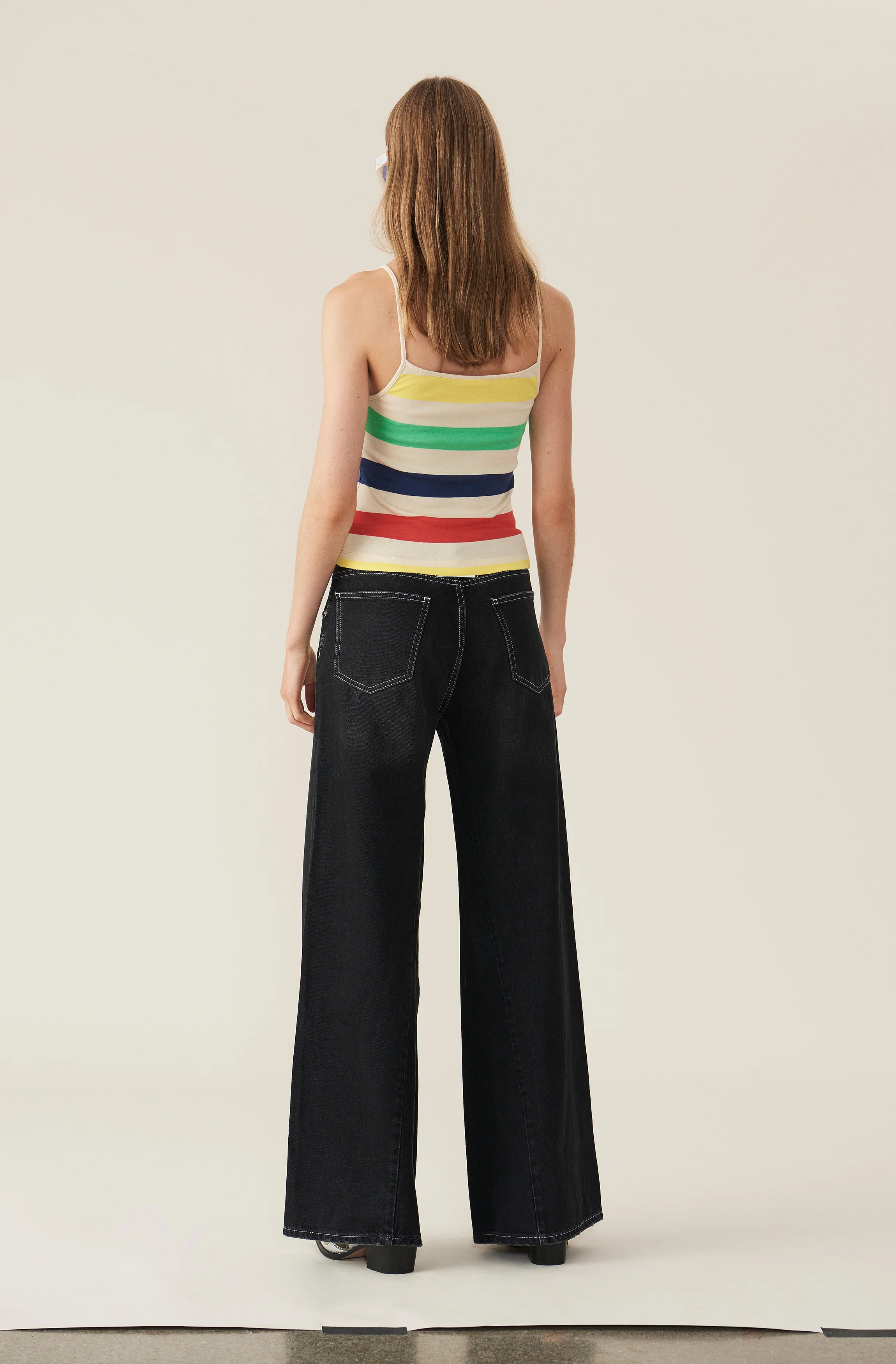 Wide-Leg Jeans | Black Washed - Image 3