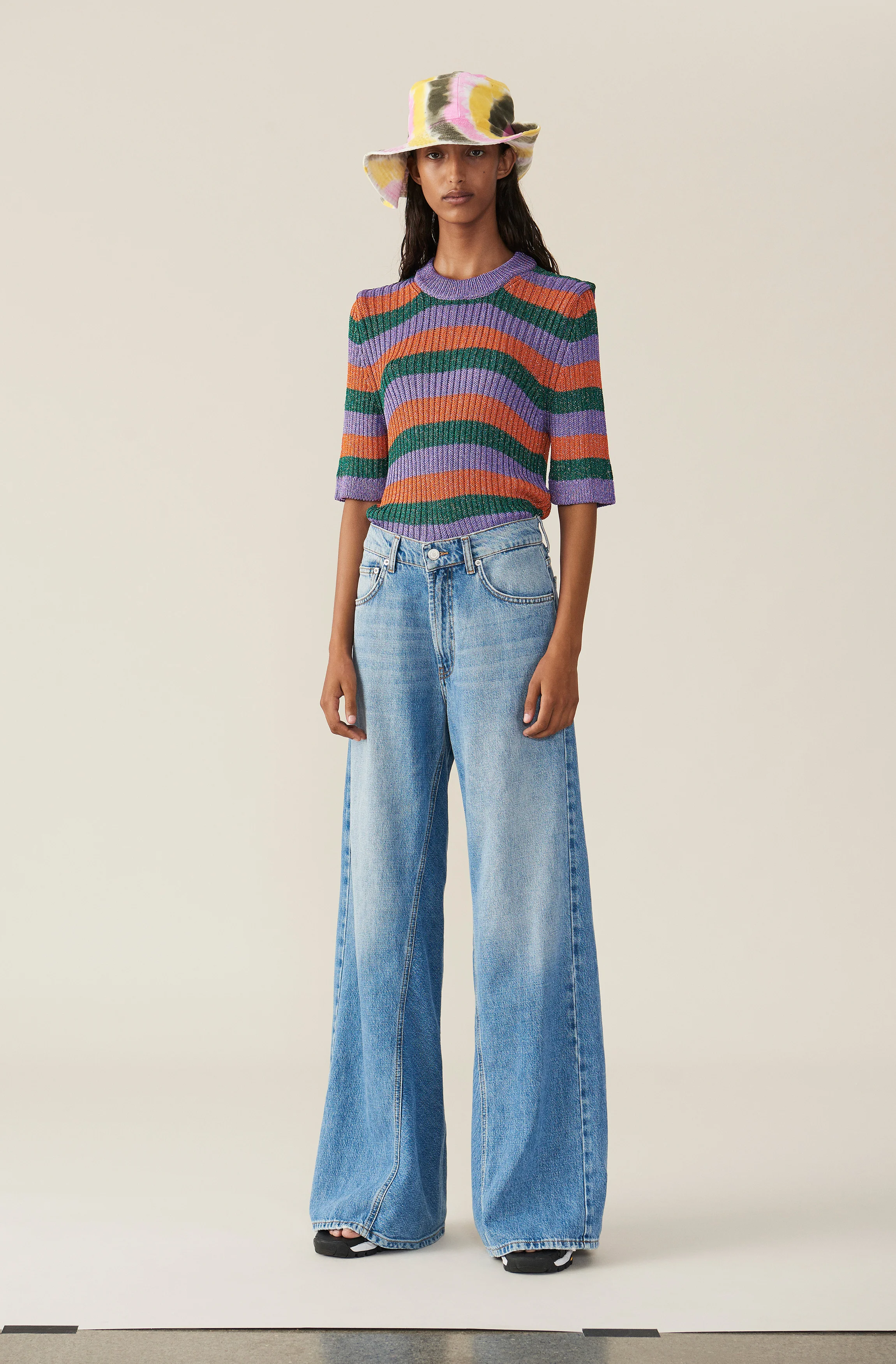 Wide-Leg Jeans | Bleached Denim - Image 3