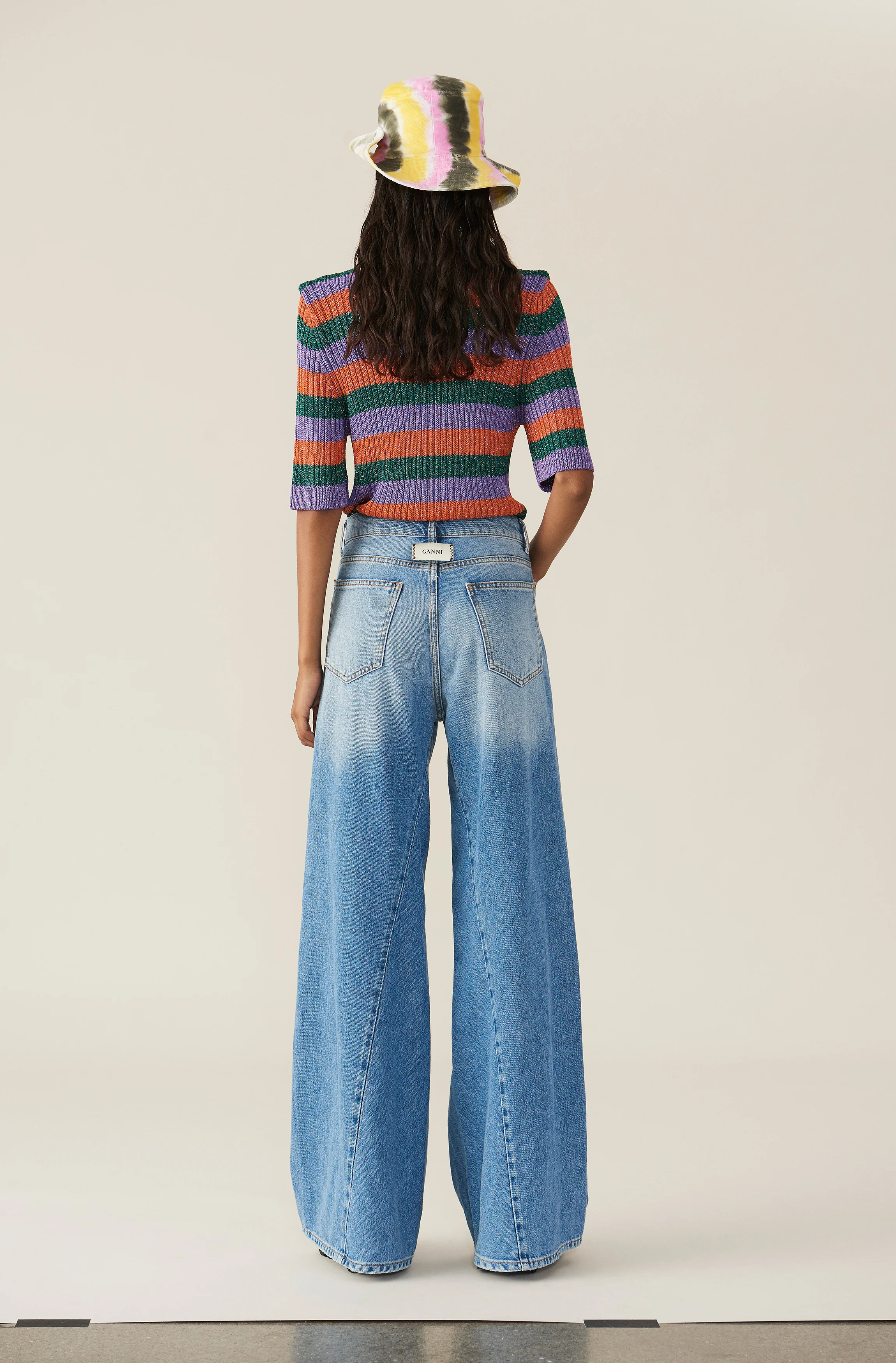 Wide-Leg Jeans | Bleached Denim - Image 4
